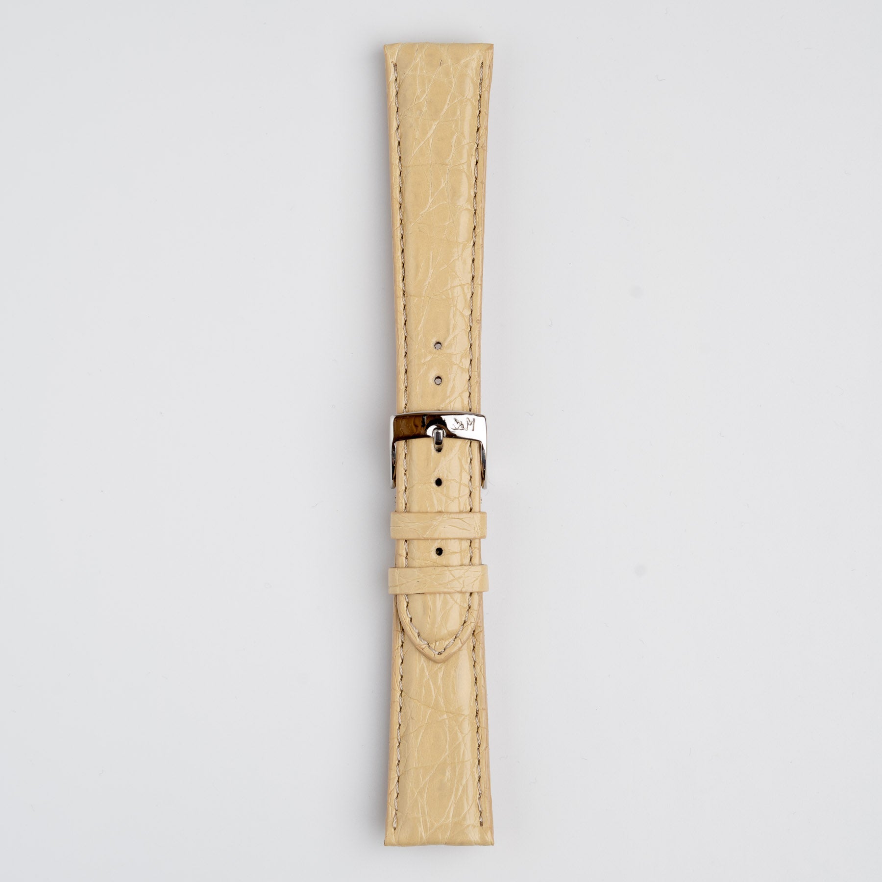 Amadeus Beige Crocodile Watch Strap