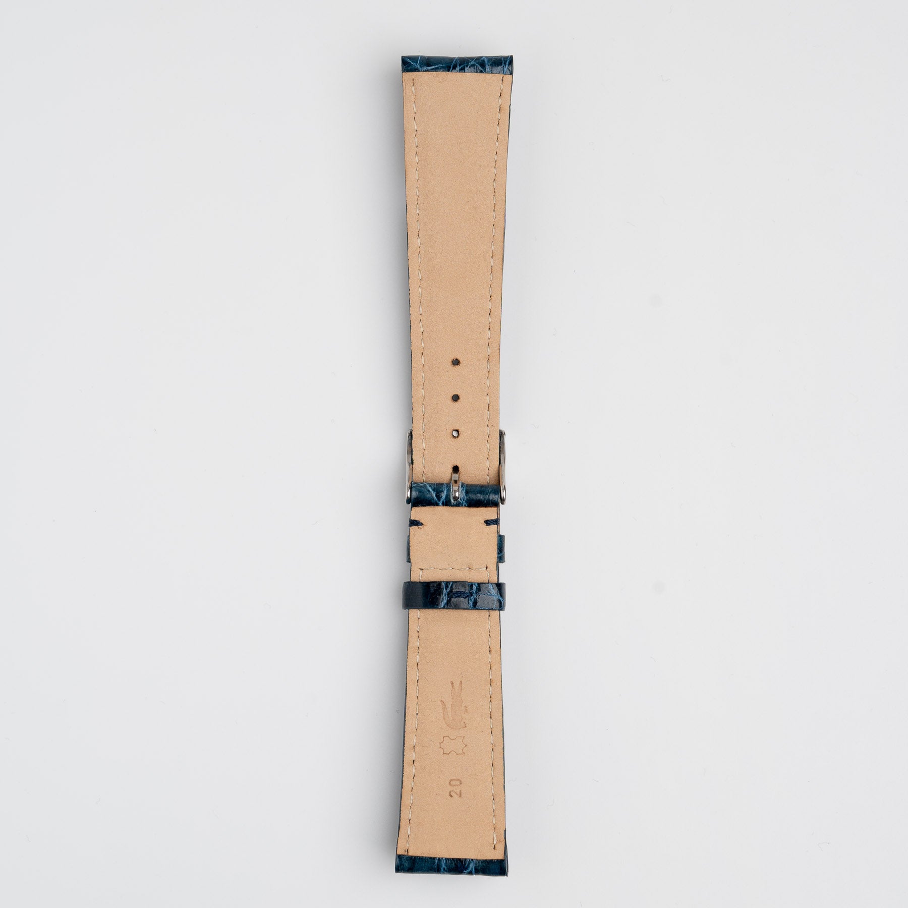 Amadeus Blue Crocodile Watch Strap