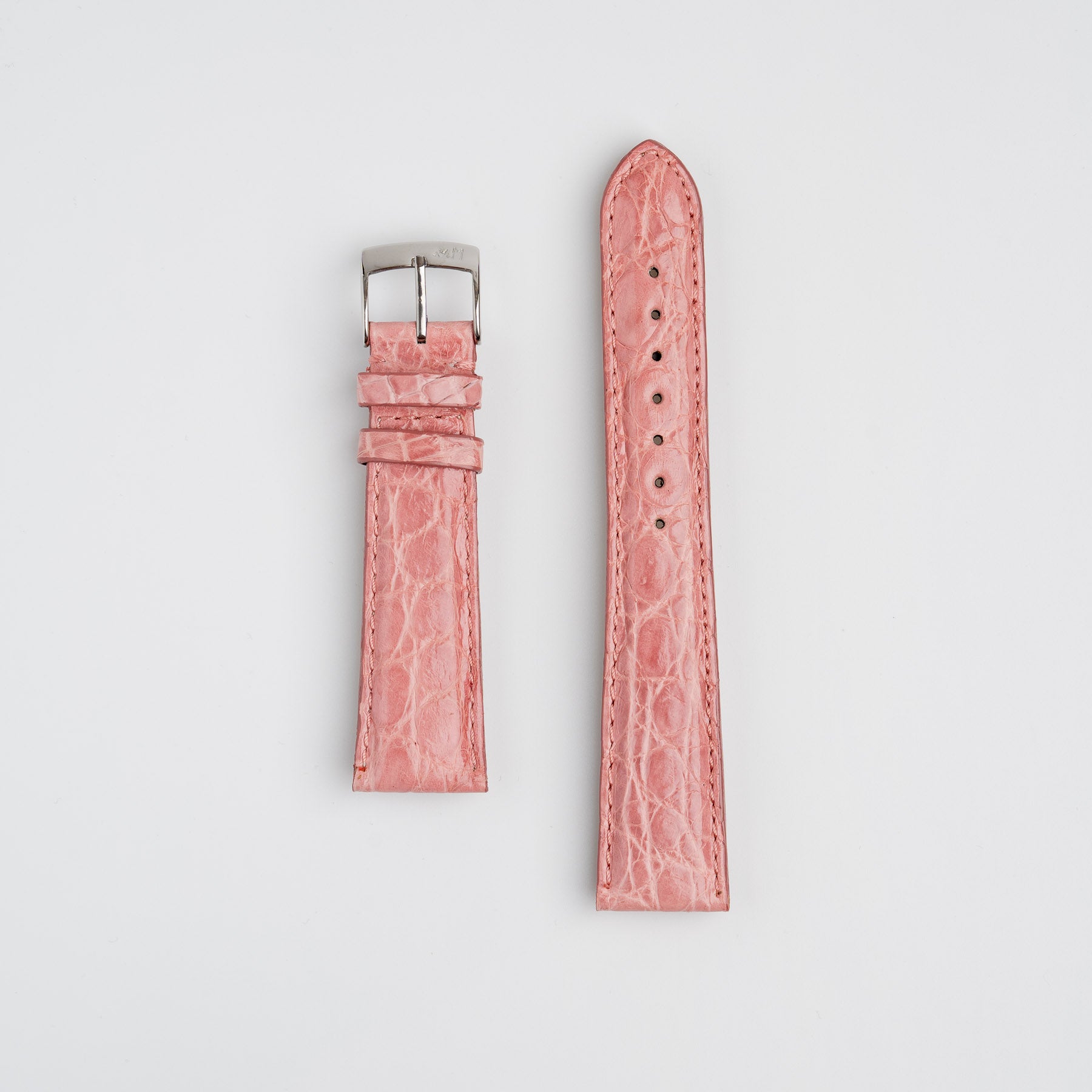 Amadeus Pink Crocodile Watch Strap