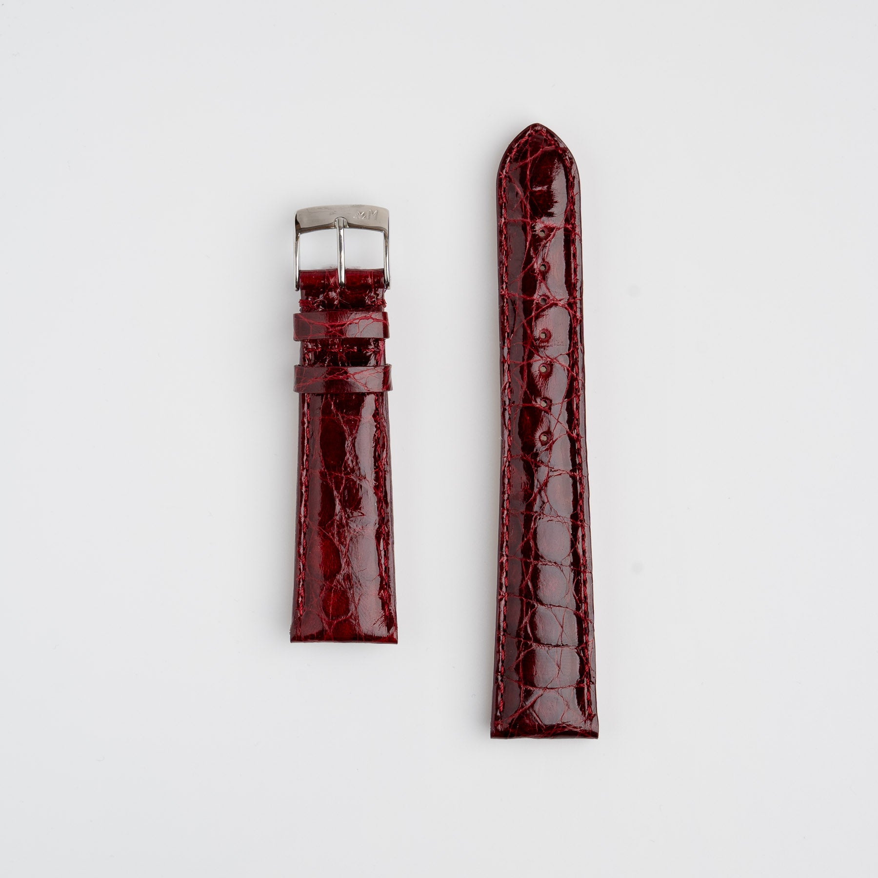 Amadeus Red Crocodile Watch Strap