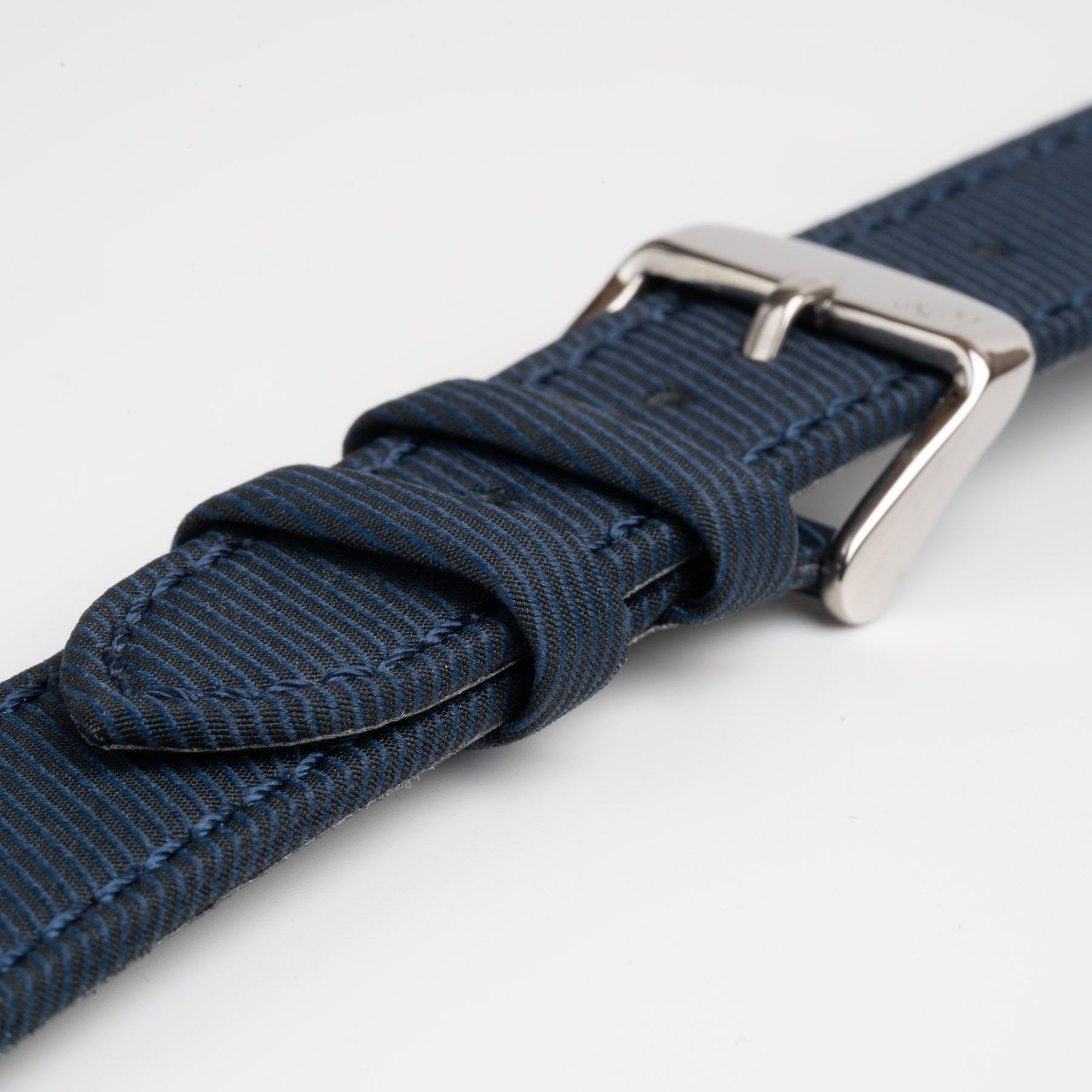 Corfu Recycle Fabric Blue Watch Strap