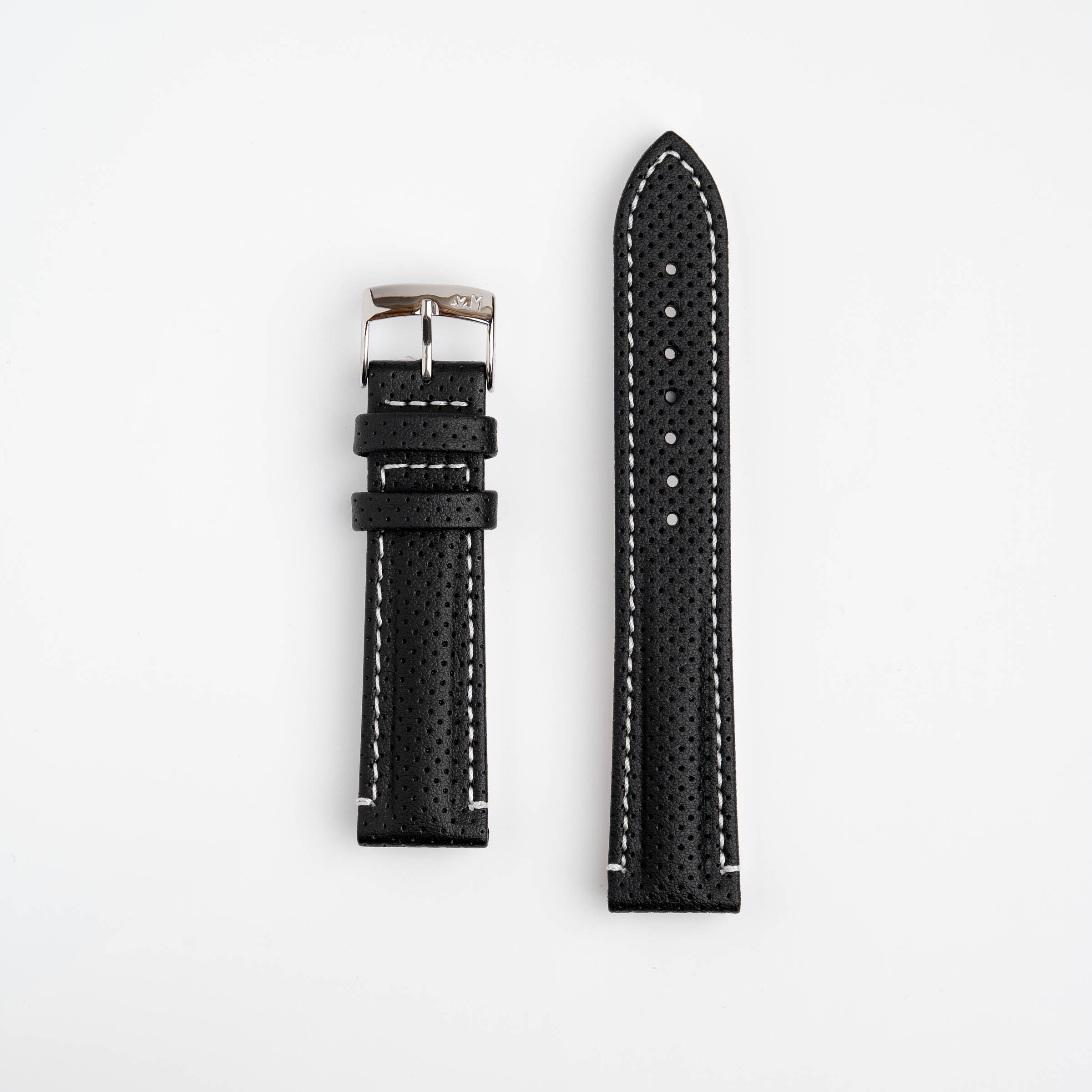 Race Fantasy Black & White Watch Strap