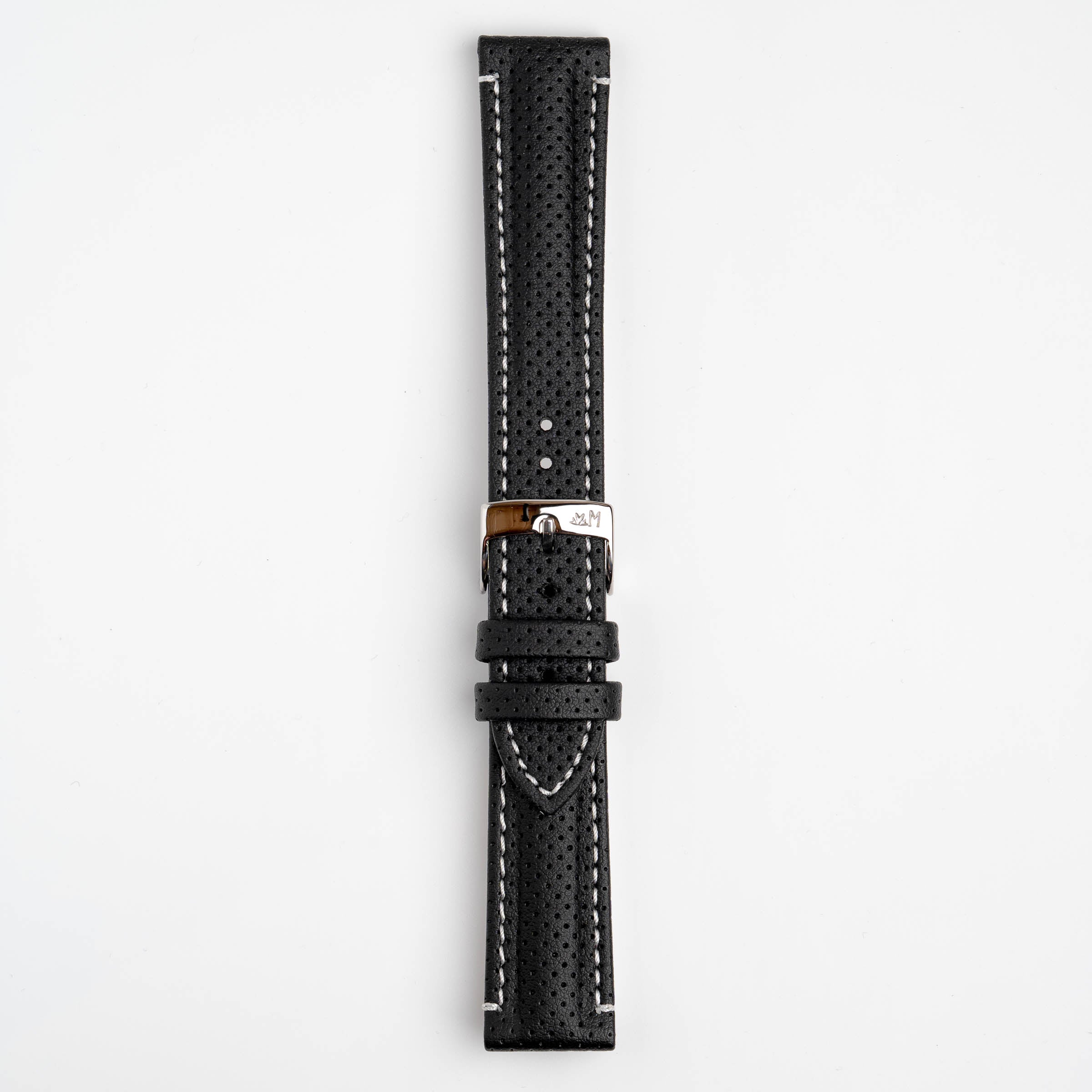 Race Fantasy Black & White Watch Strap