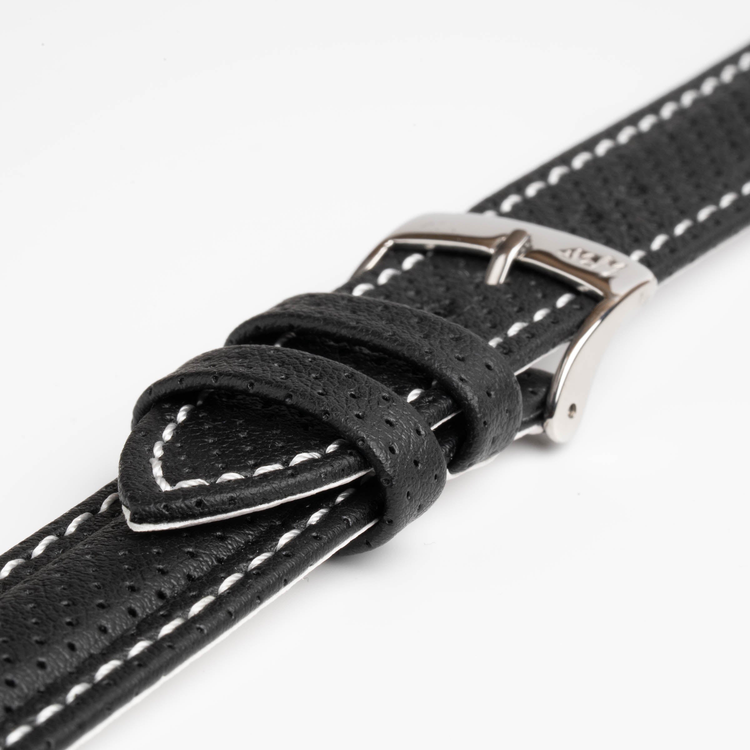 Race Fantasy Black & White Watch Strap