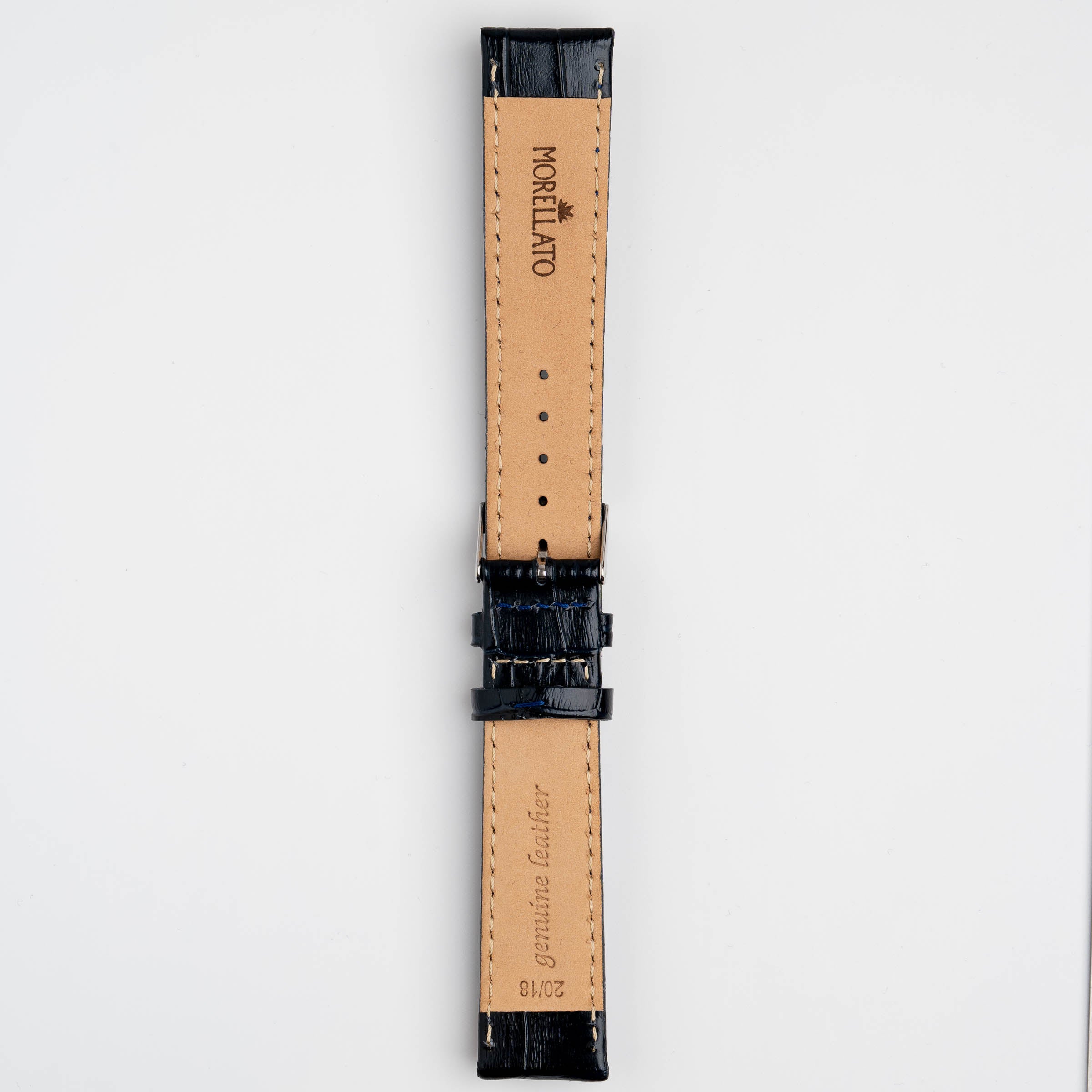 Samba Alligator Grain Blue Watch Strap