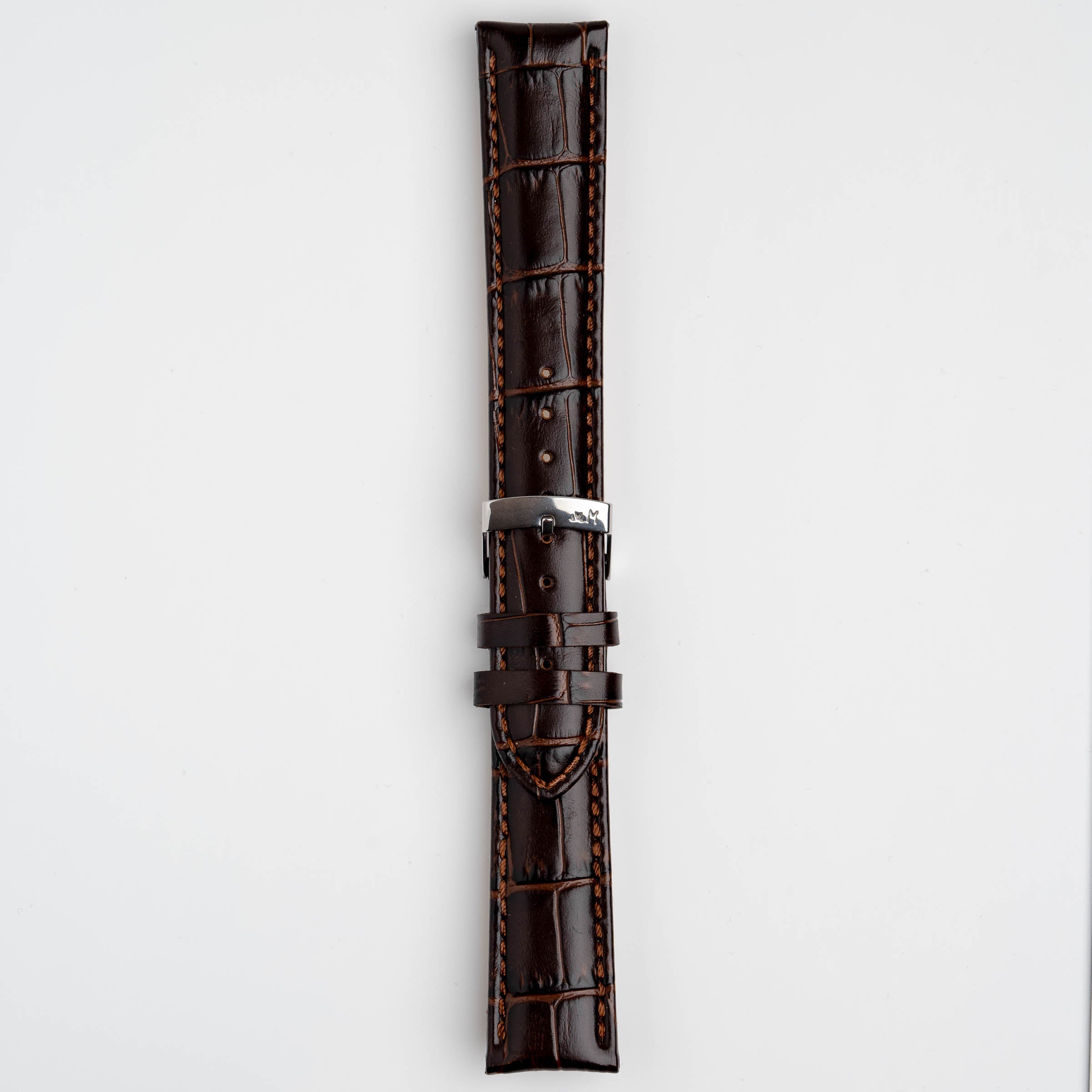 Samba Alligator Grain Brown Watch Strap