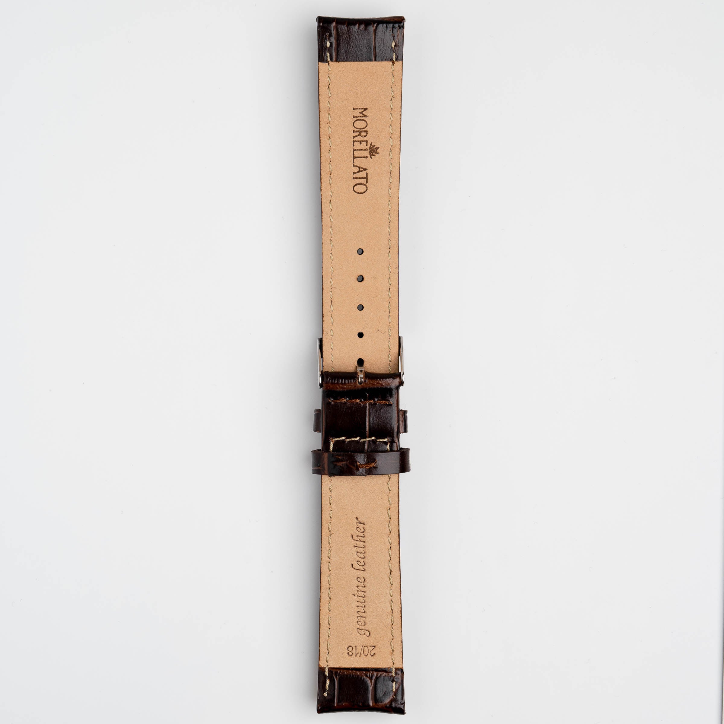 Samba Alligator Grain Brown Watch Strap