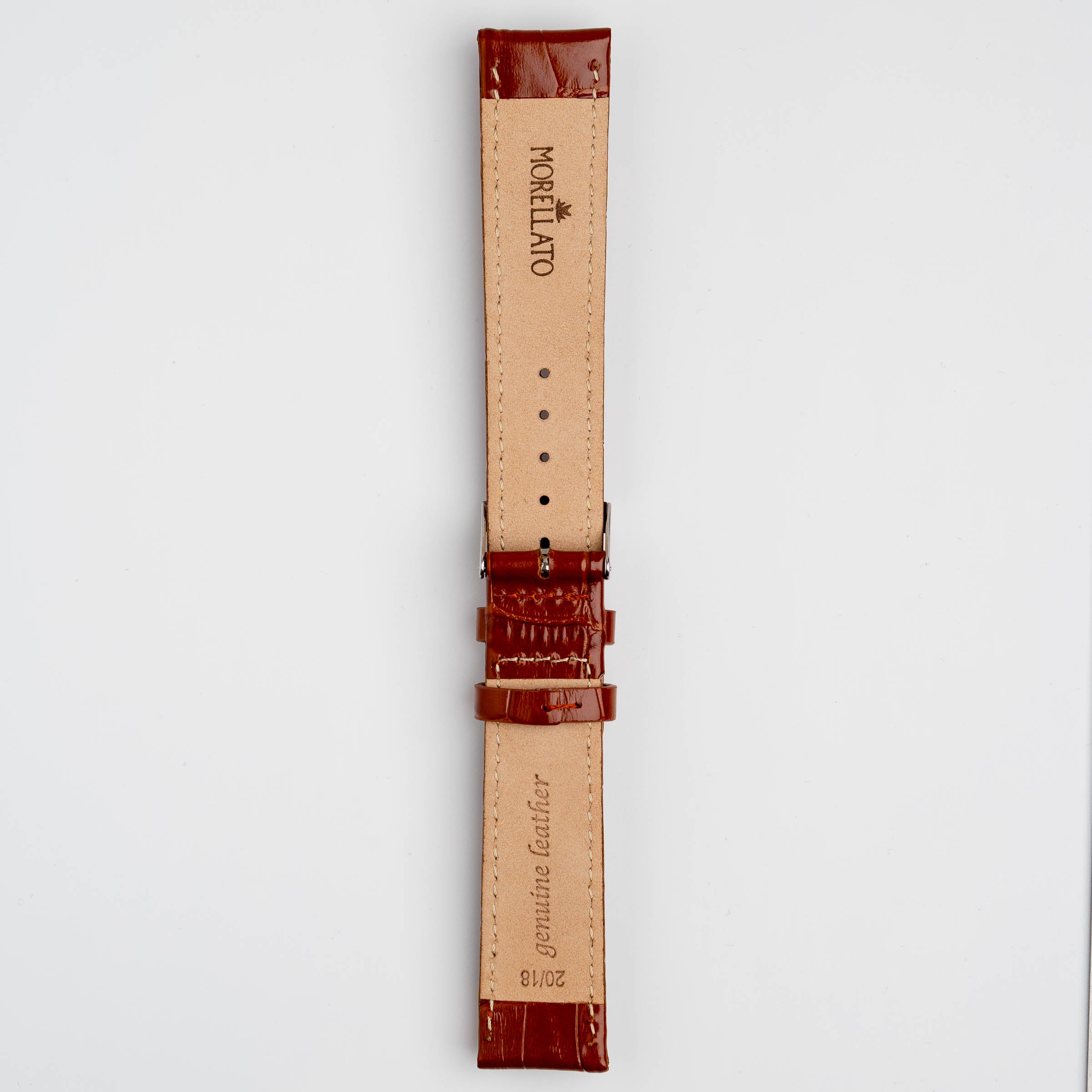 Samba Alligator Grain Tan Watch Strap