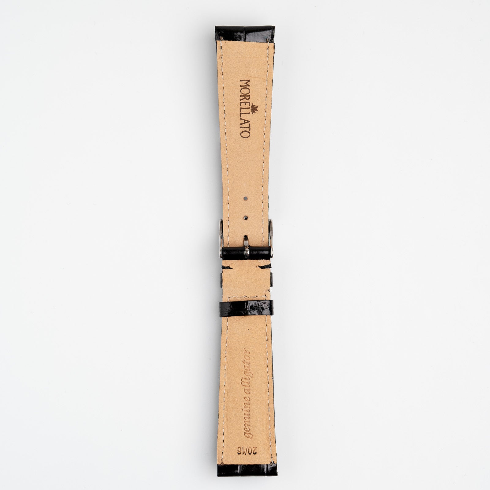 Volterra Coco Alligator Black Watch Strap