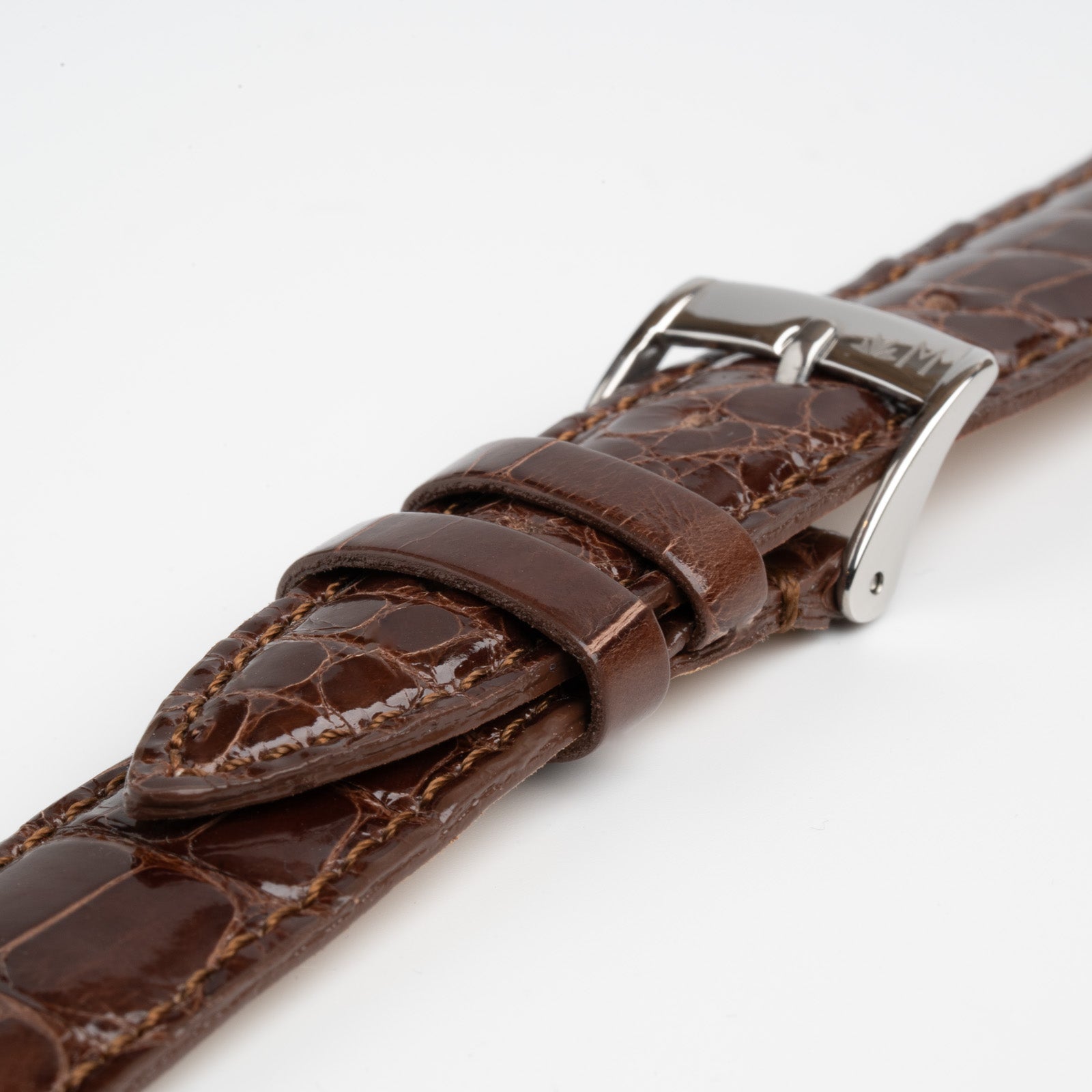 Volterra Coco Alligator Brown Watch Strap