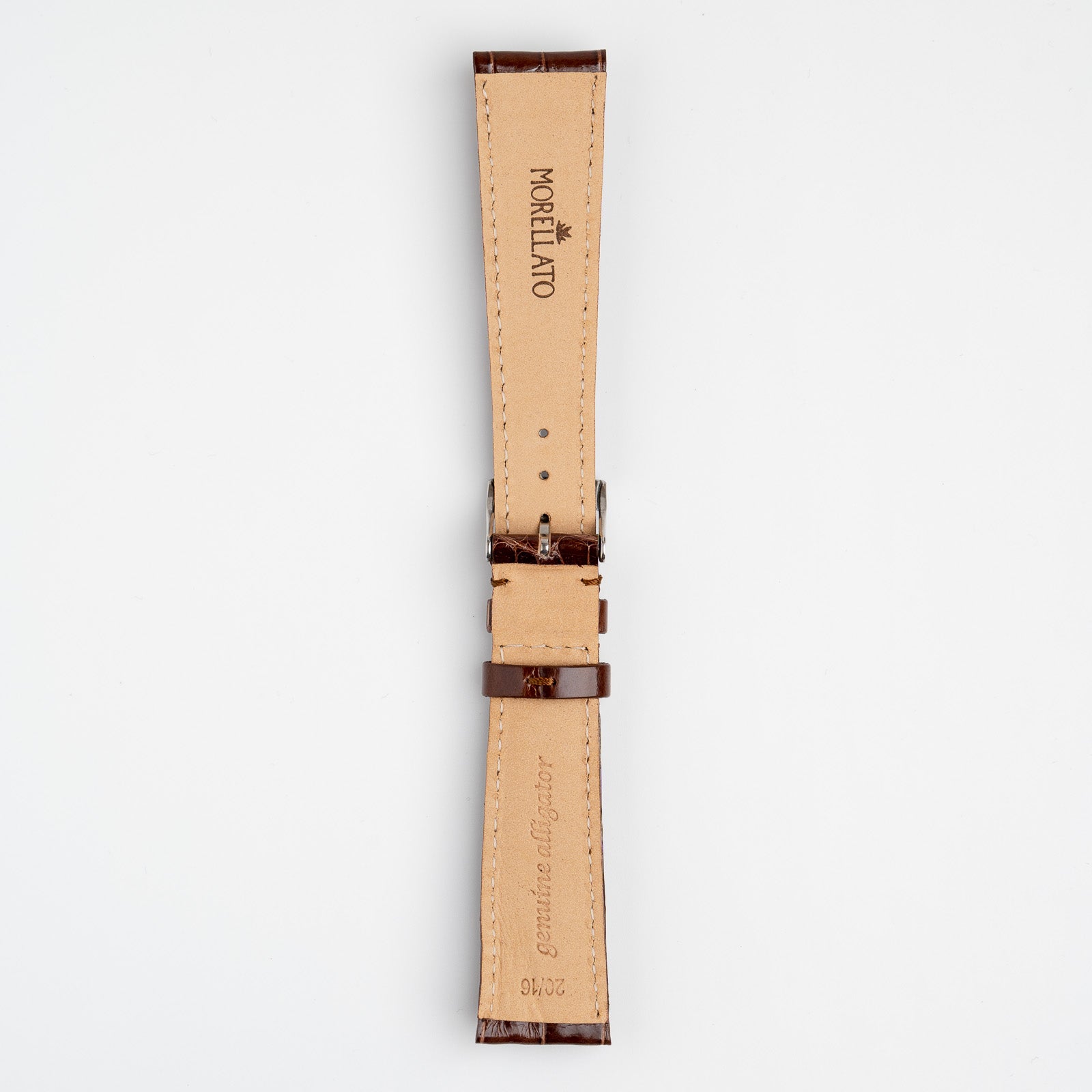 Volterra Coco Alligator Brown Watch Strap