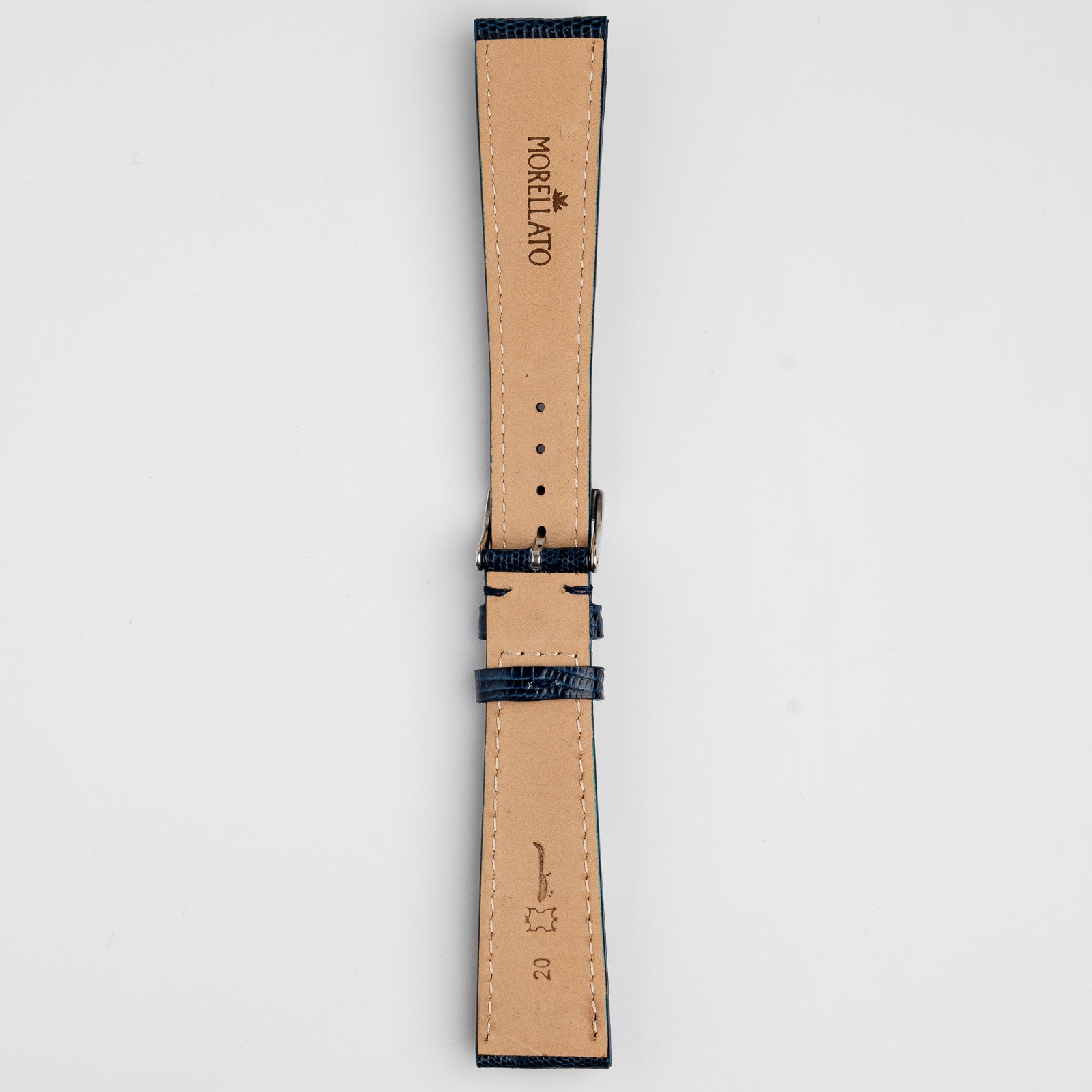 Volterra Tejus Lizard Blue Watch Strap