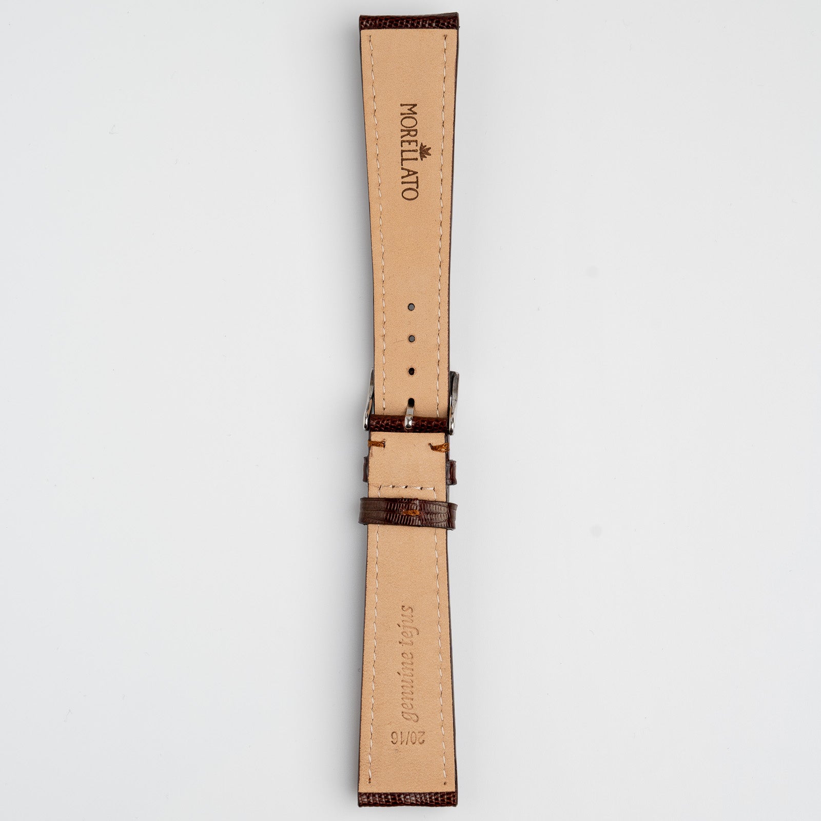 Volterra Tejus Lizard Brown Watch Strap