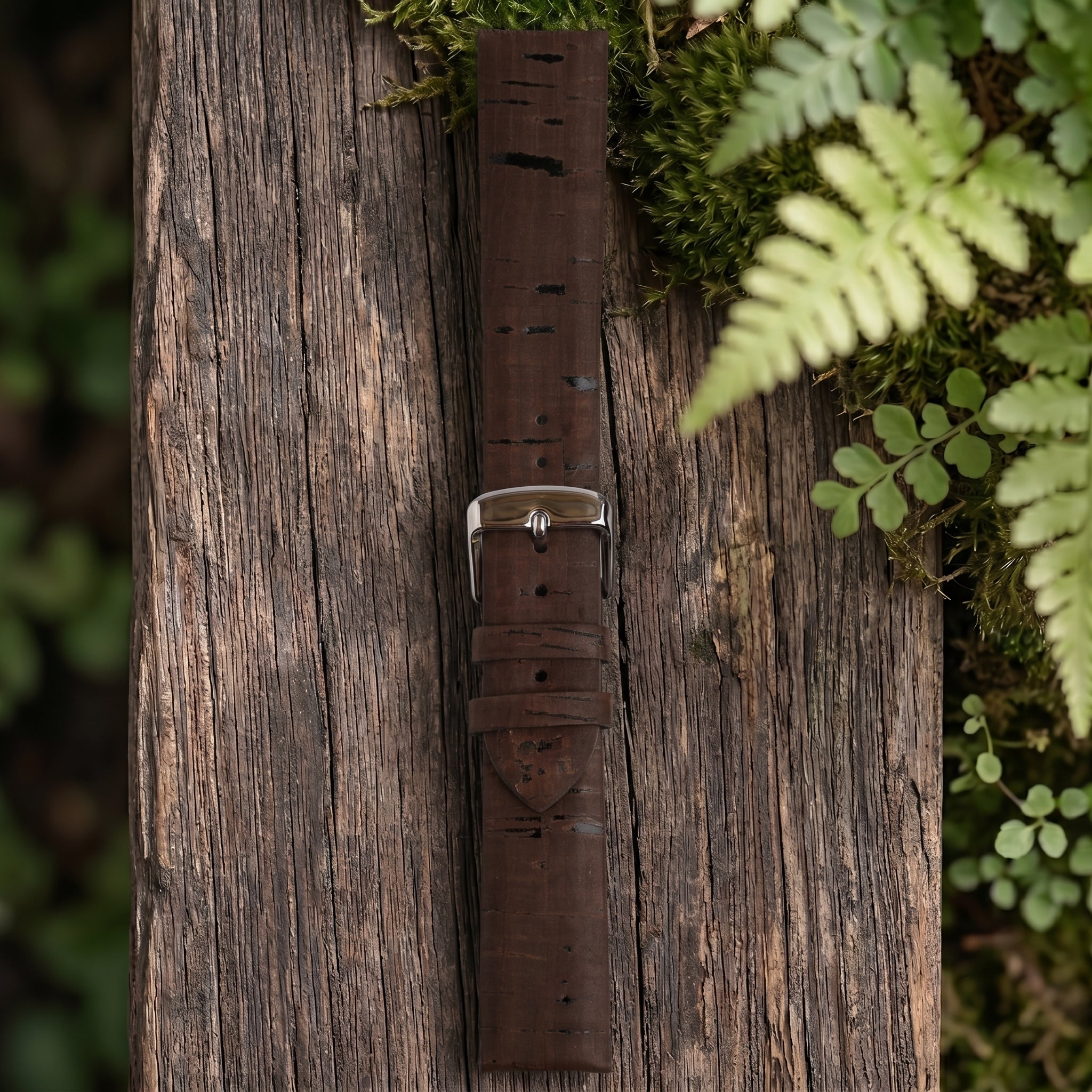 Natural Cork Brown Watch Strap
