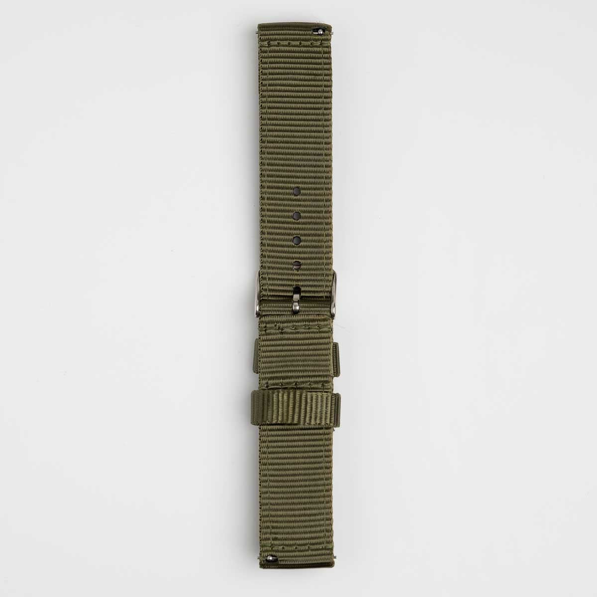 Nylon Quick Release Olive Green Watch Strap