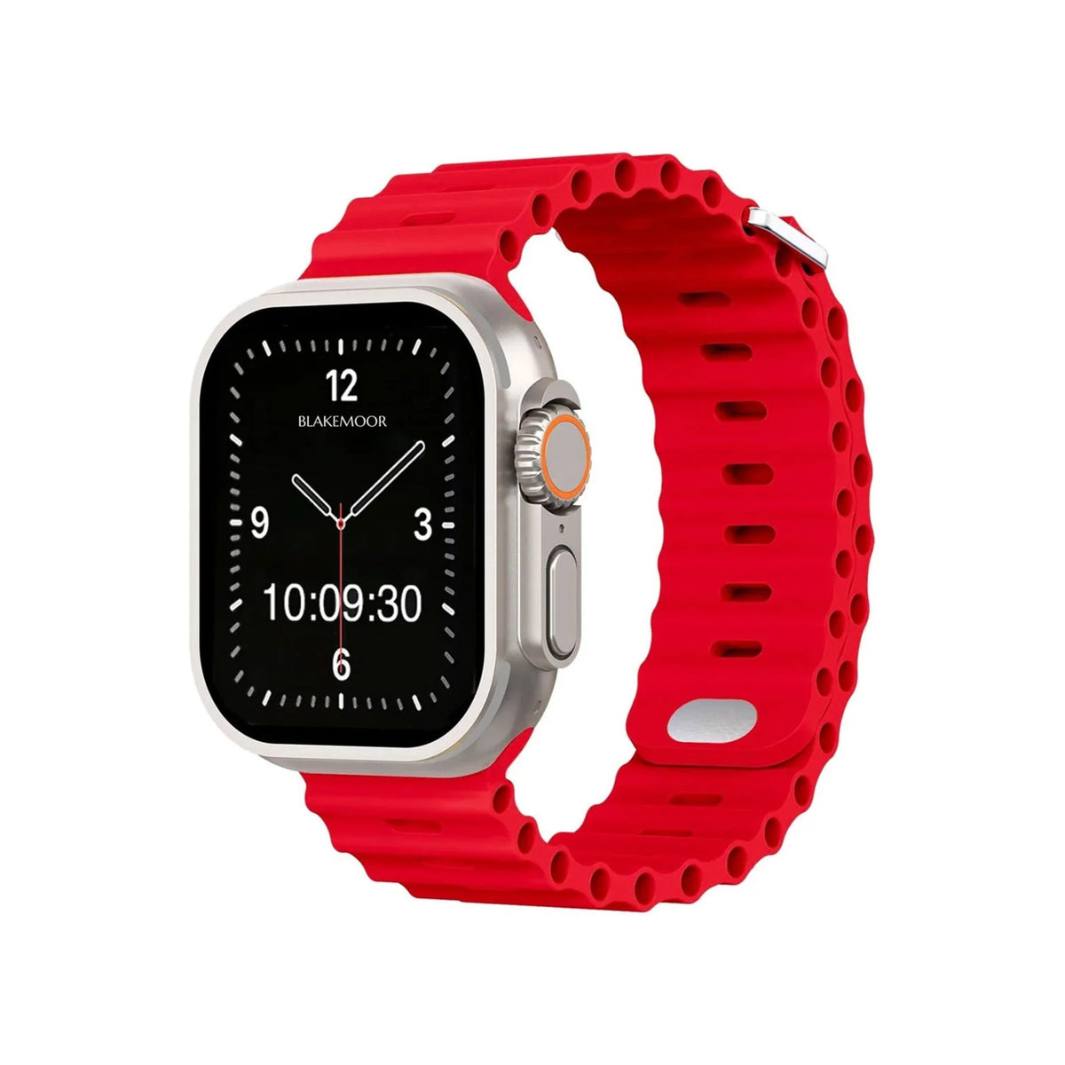 Oceanic Red Watch Strap For Apple