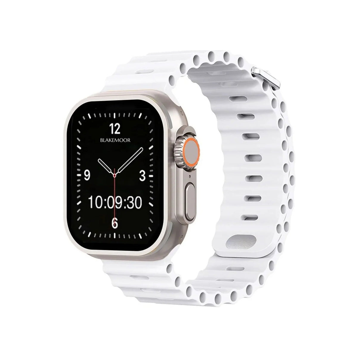 Oceanic White Watch Strap For Apple
