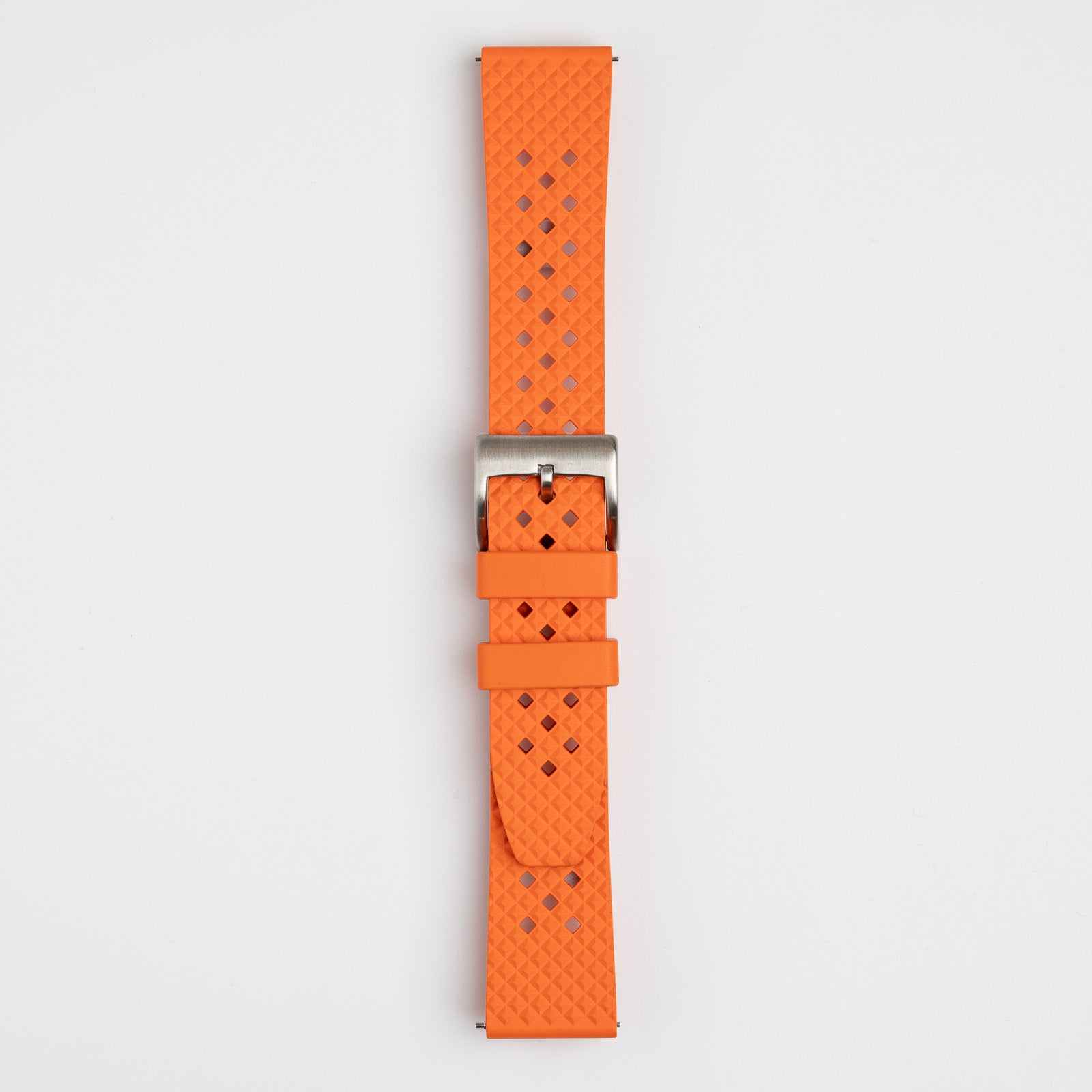 Hex FKM Quick Release Rubber Orange Watch Strap