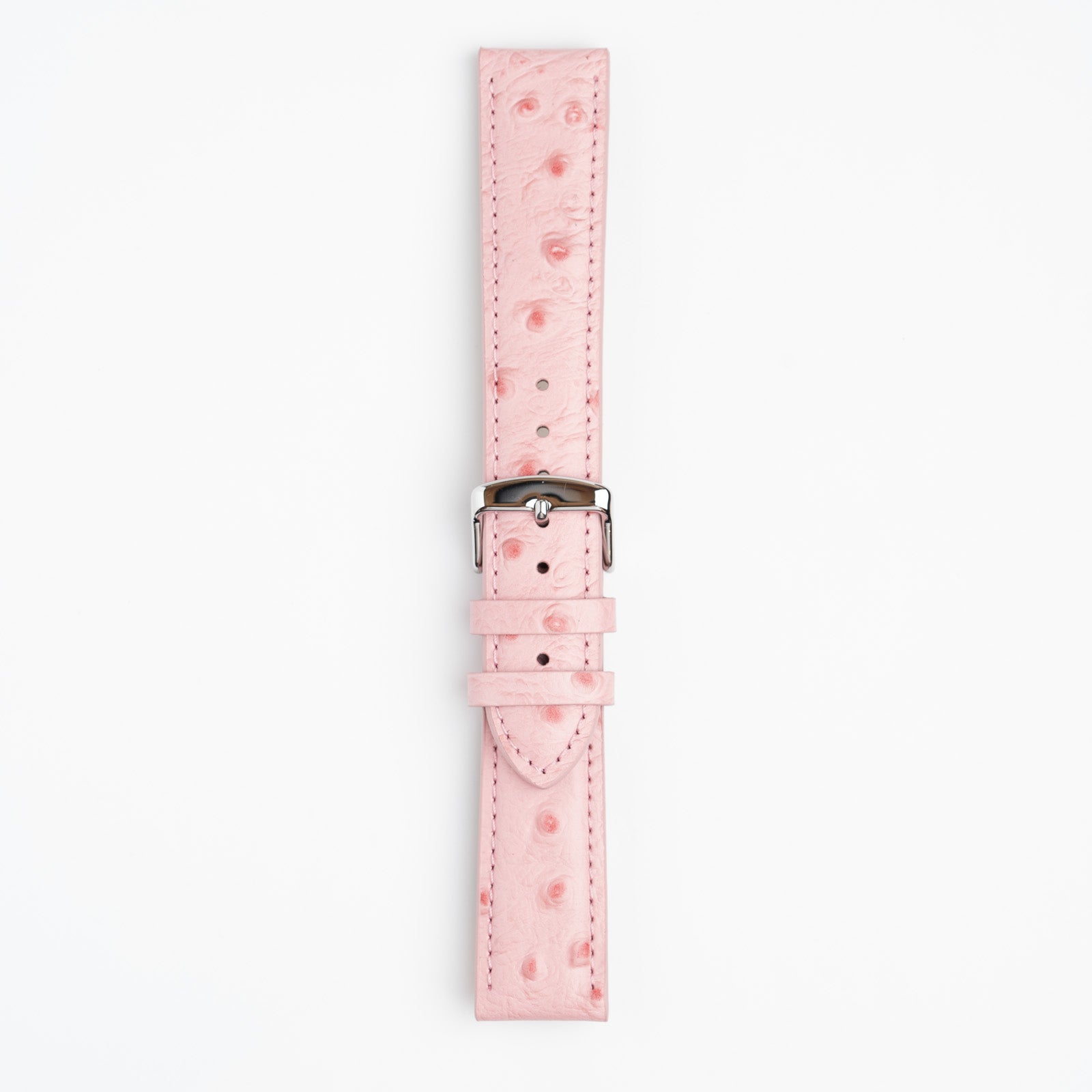 Sandbanks Ostrich Pink Watch Strap