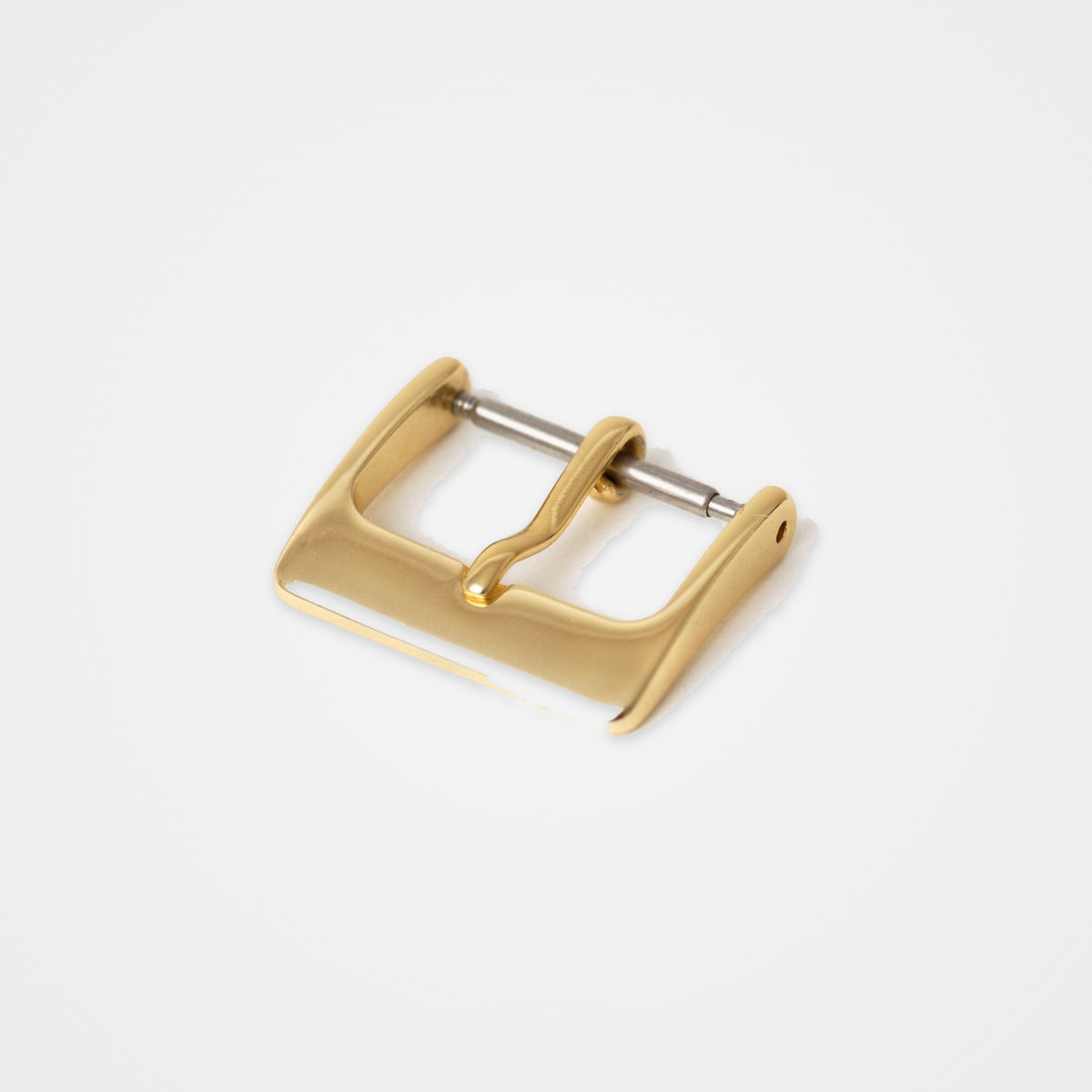 Premium gold-tone watch strap buckle