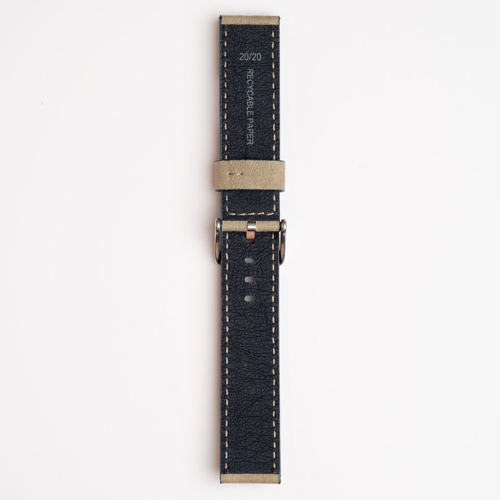 Recycled Paper Grey Watch Strap