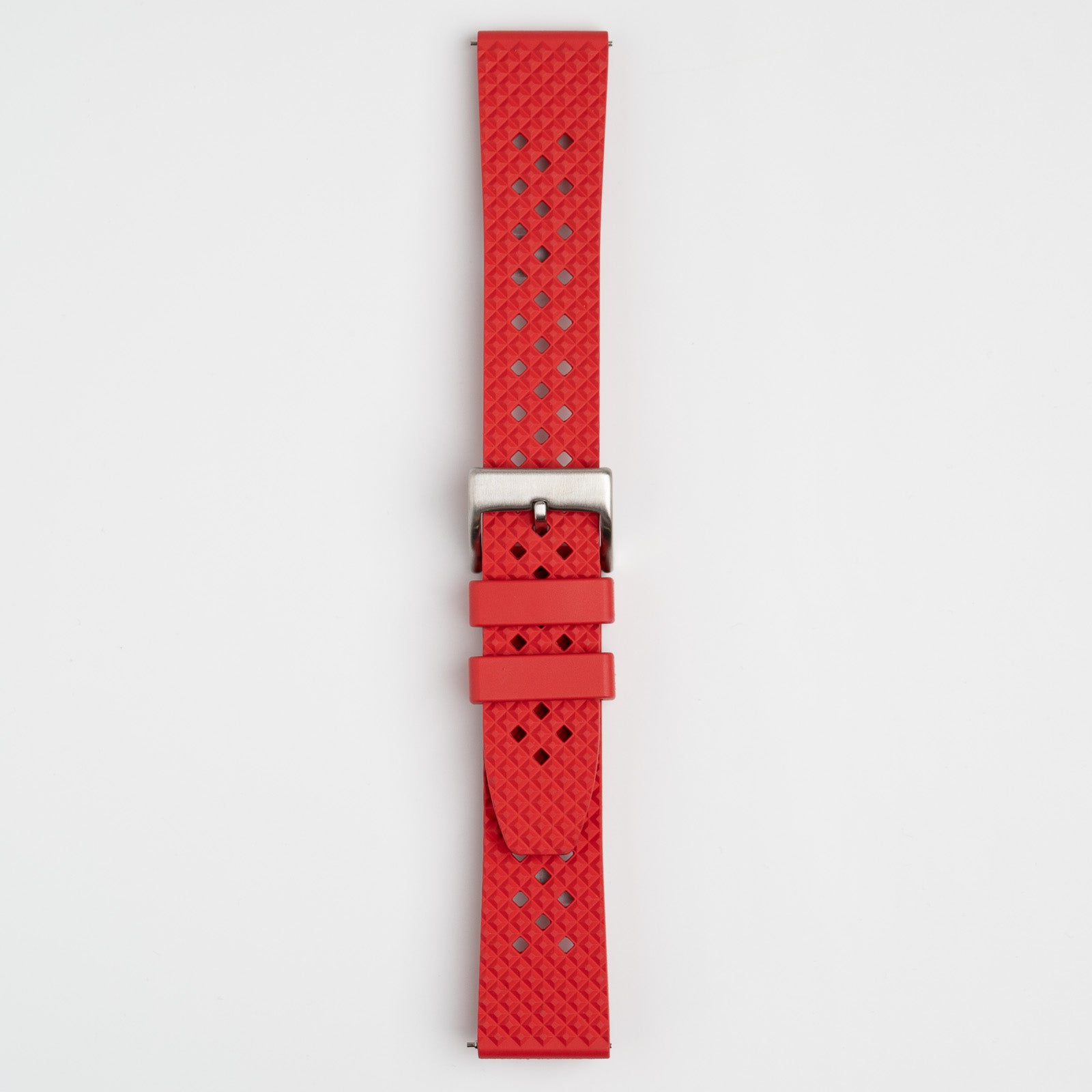 Hex FKM Quick Release Rubber Red Watch Strap