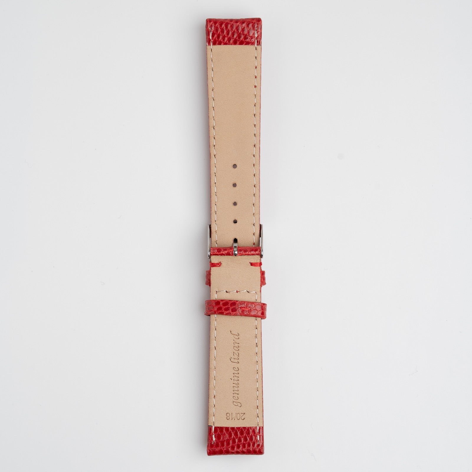 Autentico Lizard Red Watch Strap