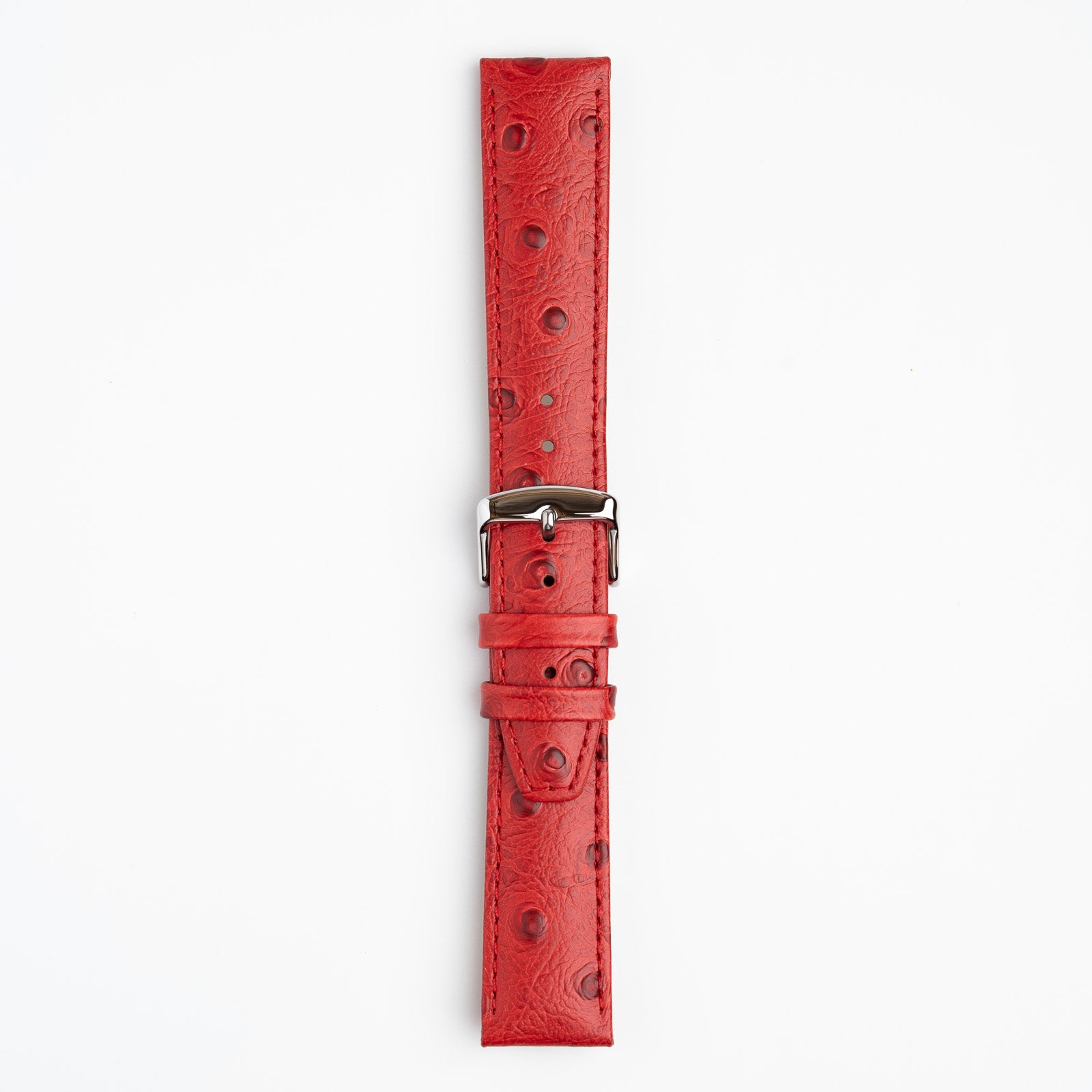 Sandbanks Ostrich Red Watch Strap