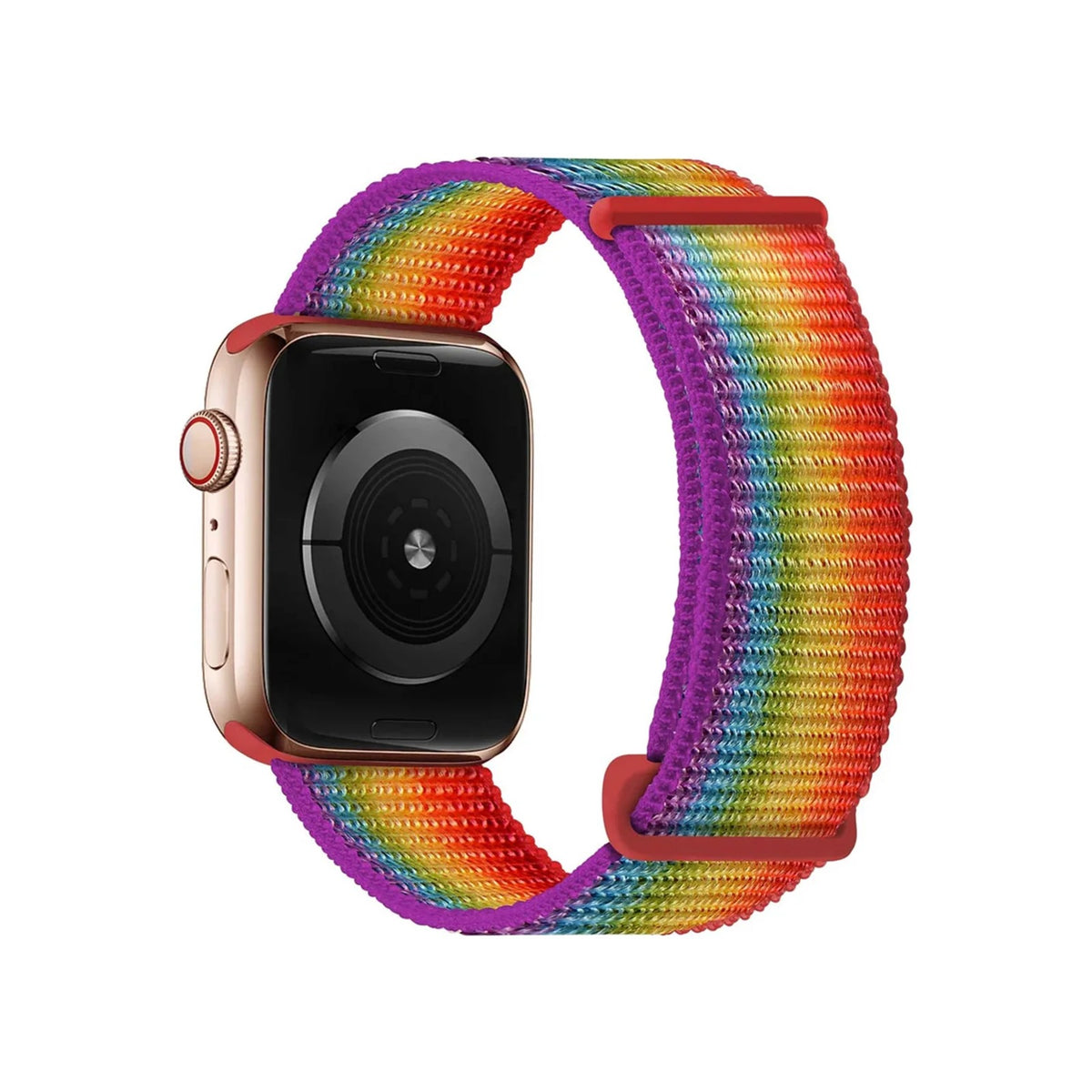 Sport Loop Rainbow Watch Strap For Apple