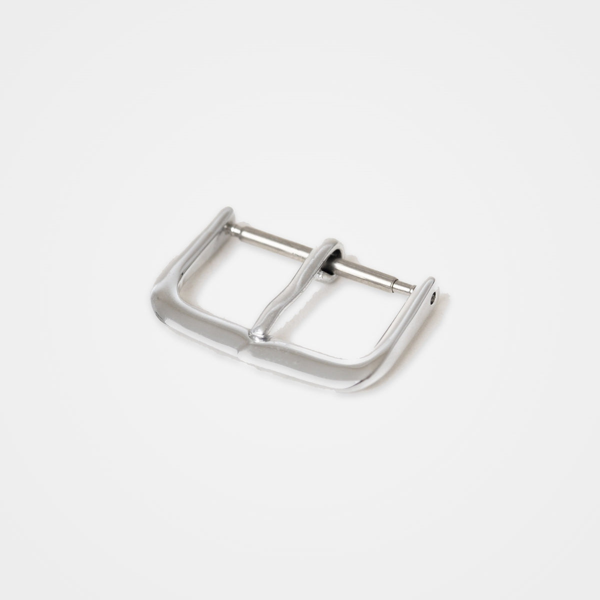 Standard silver watch strap buckle