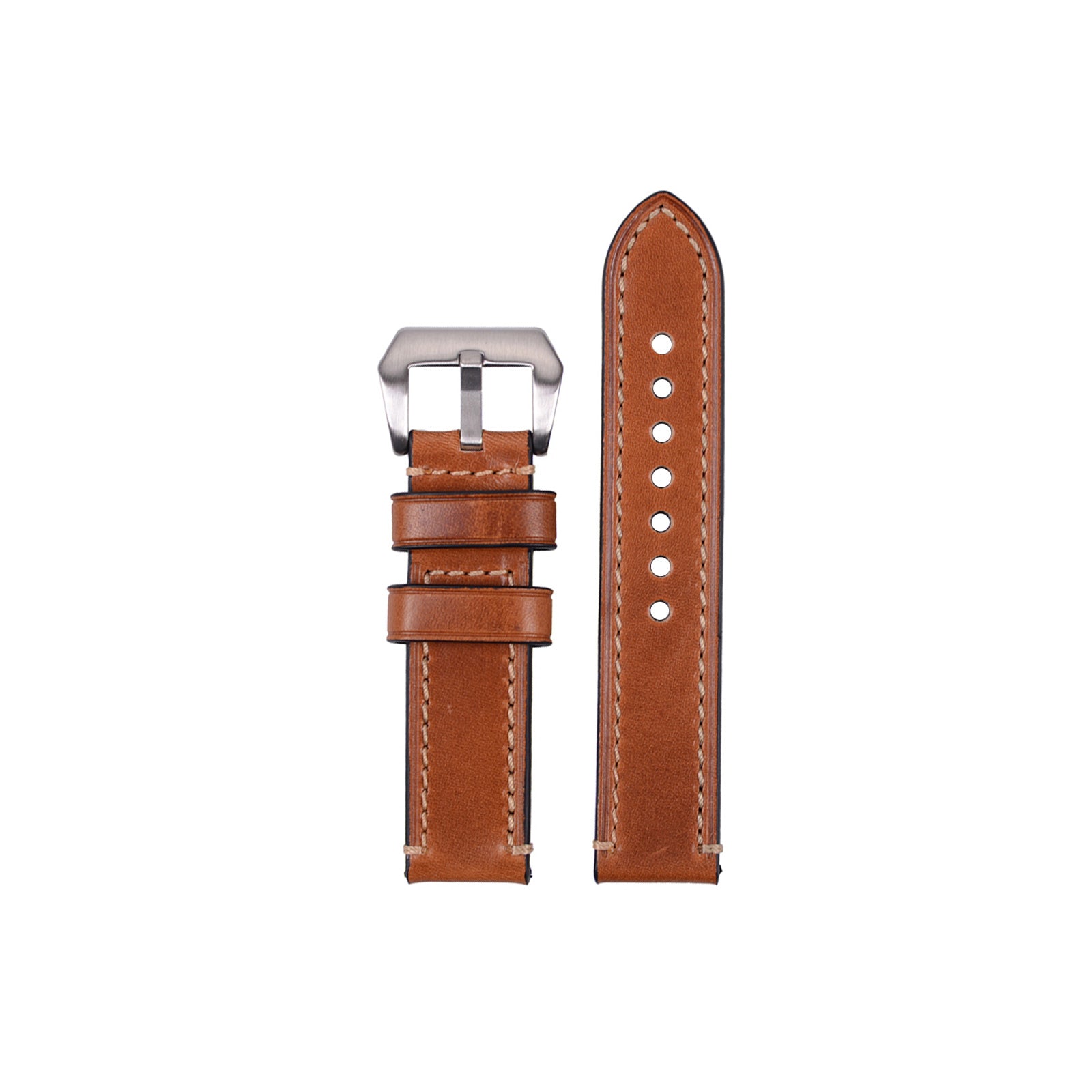 Tan Premium Panerai Style Hand Stitched Watch Strap