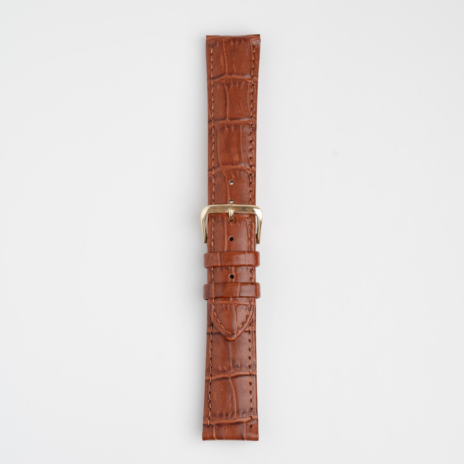 Alligator Value Padded Tan Watch Strap