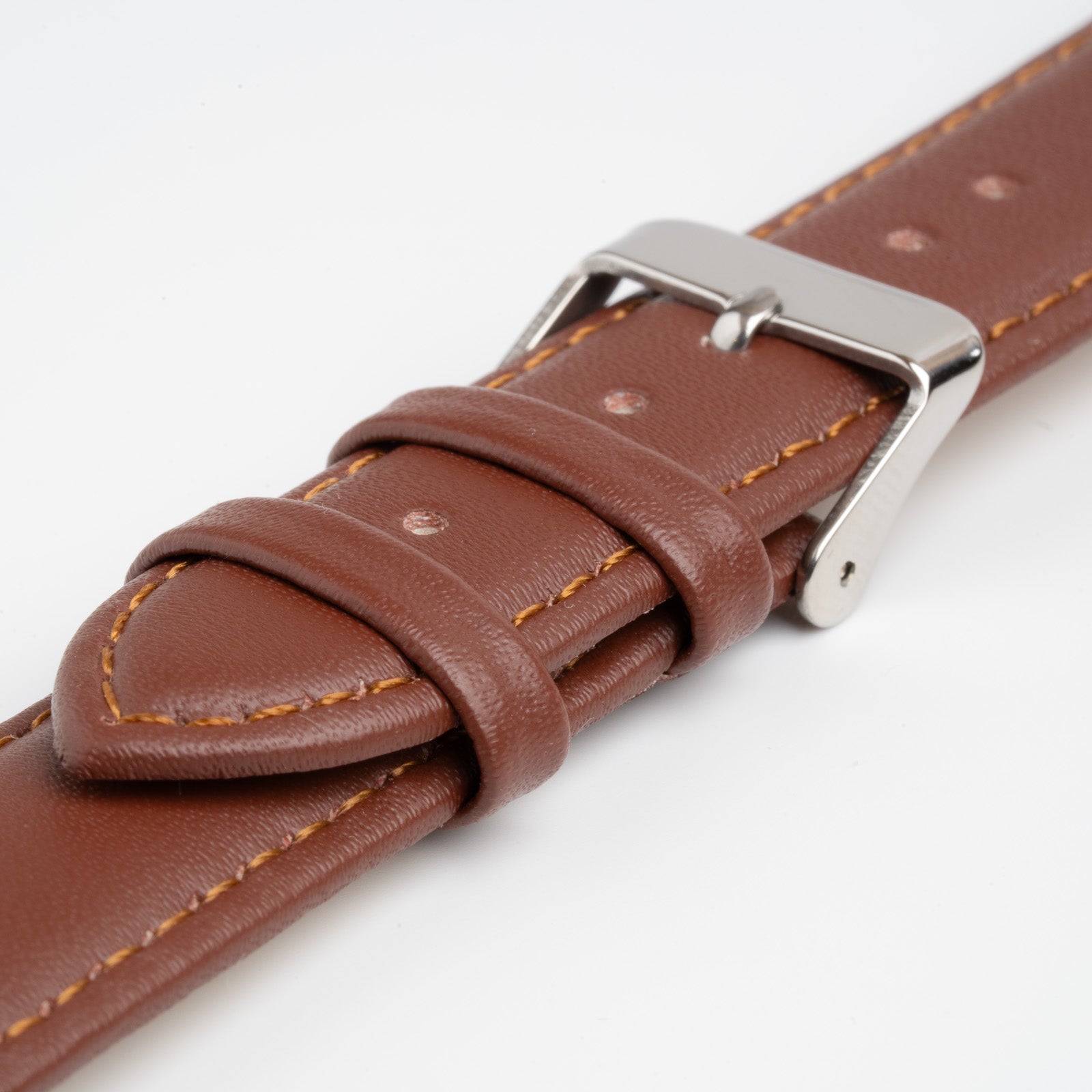 Economy Padded Tan Watch Strap