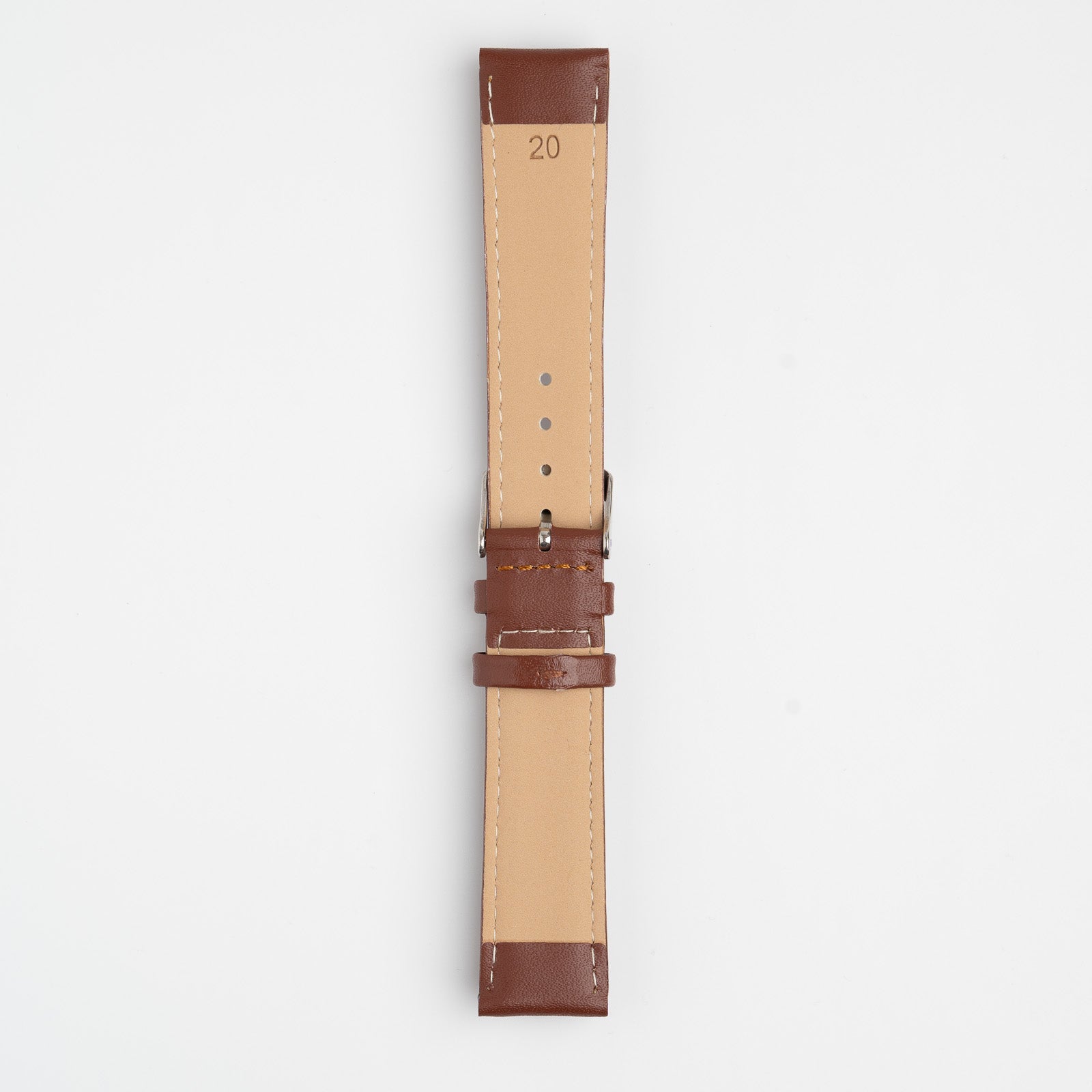 Economy Padded Tan Watch Strap