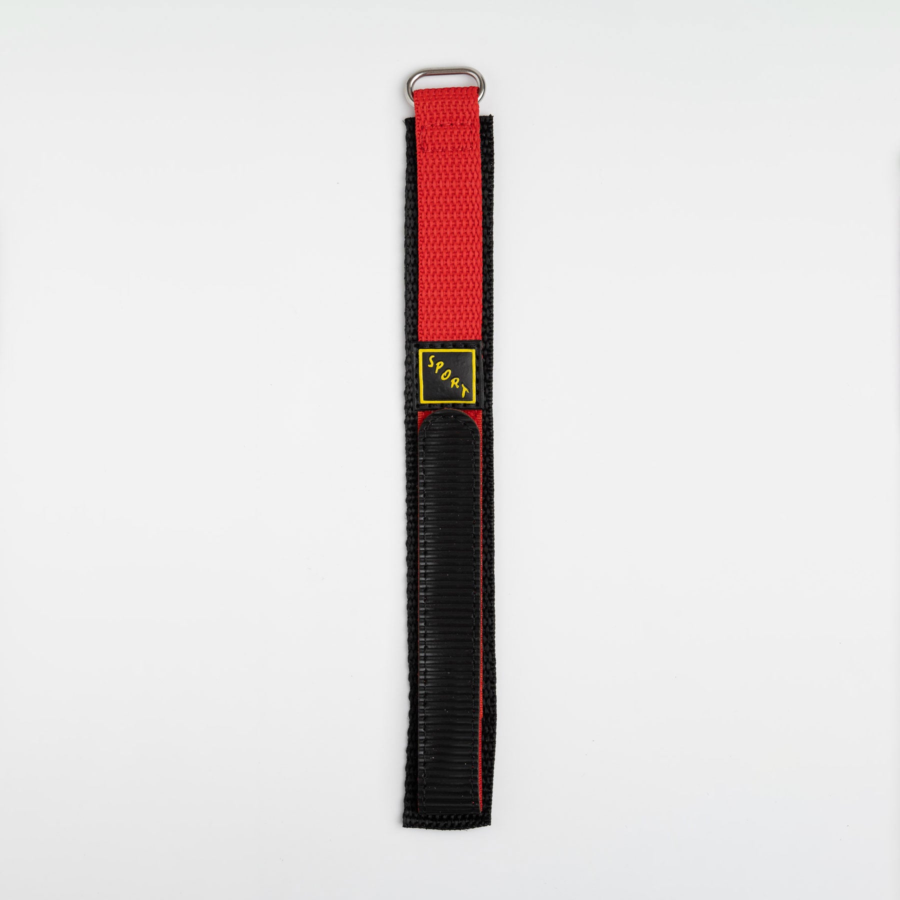 Hook & Loop Red Watch Strap