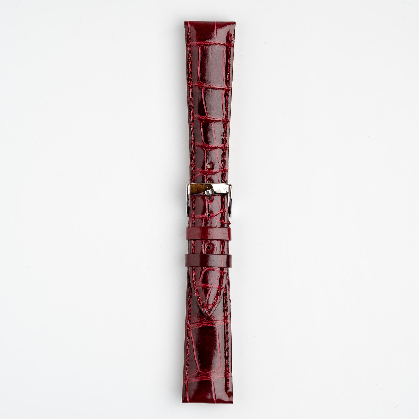 Volterra Coco Alligator Burgundy Watch Strap