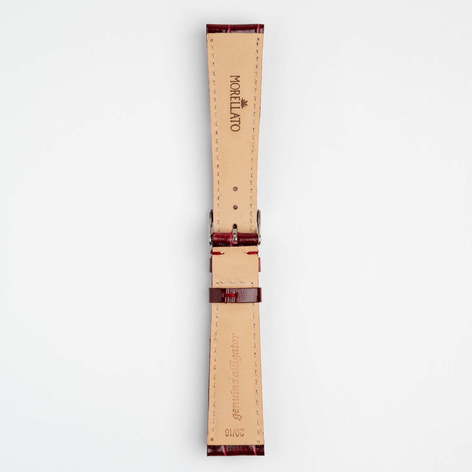 Volterra Coco Alligator Burgundy Watch Strap