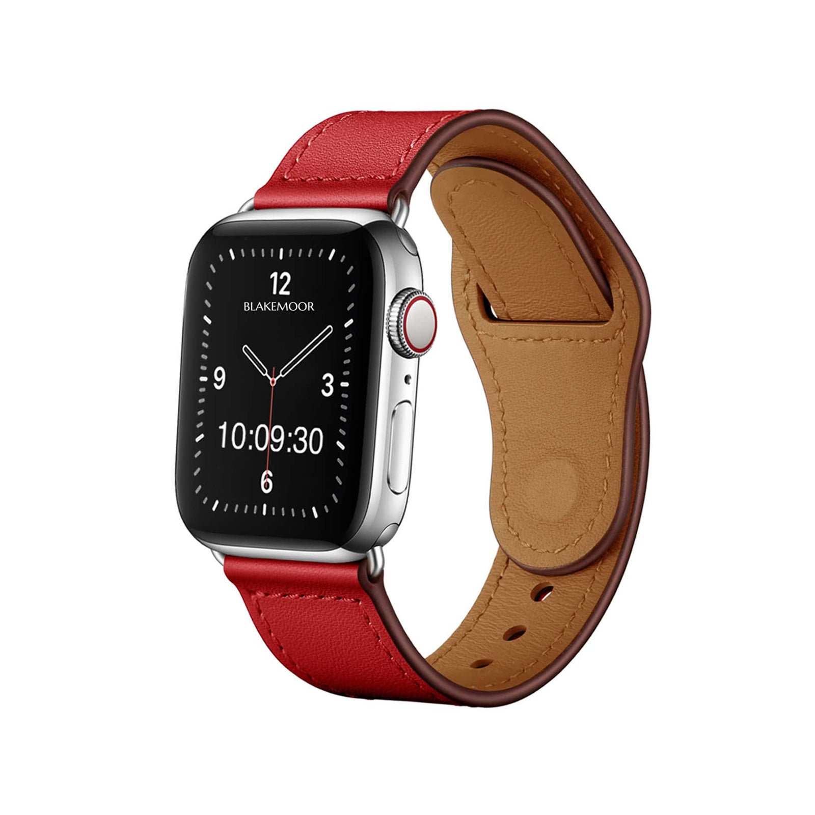 Walberswick Red Watch Strap For Apple - Main Image