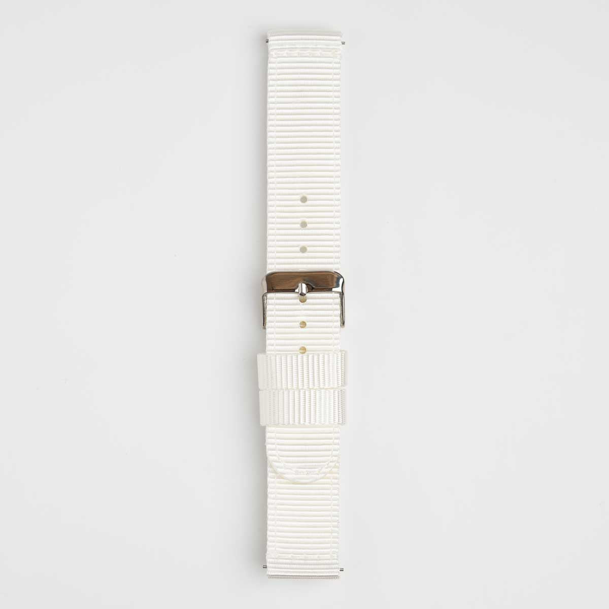 Nylon Quick Release White Watch Strap