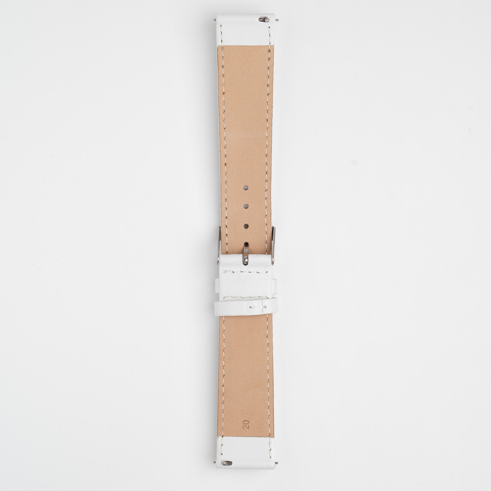 Mayfair Subtle Quick Release White Watch Strap