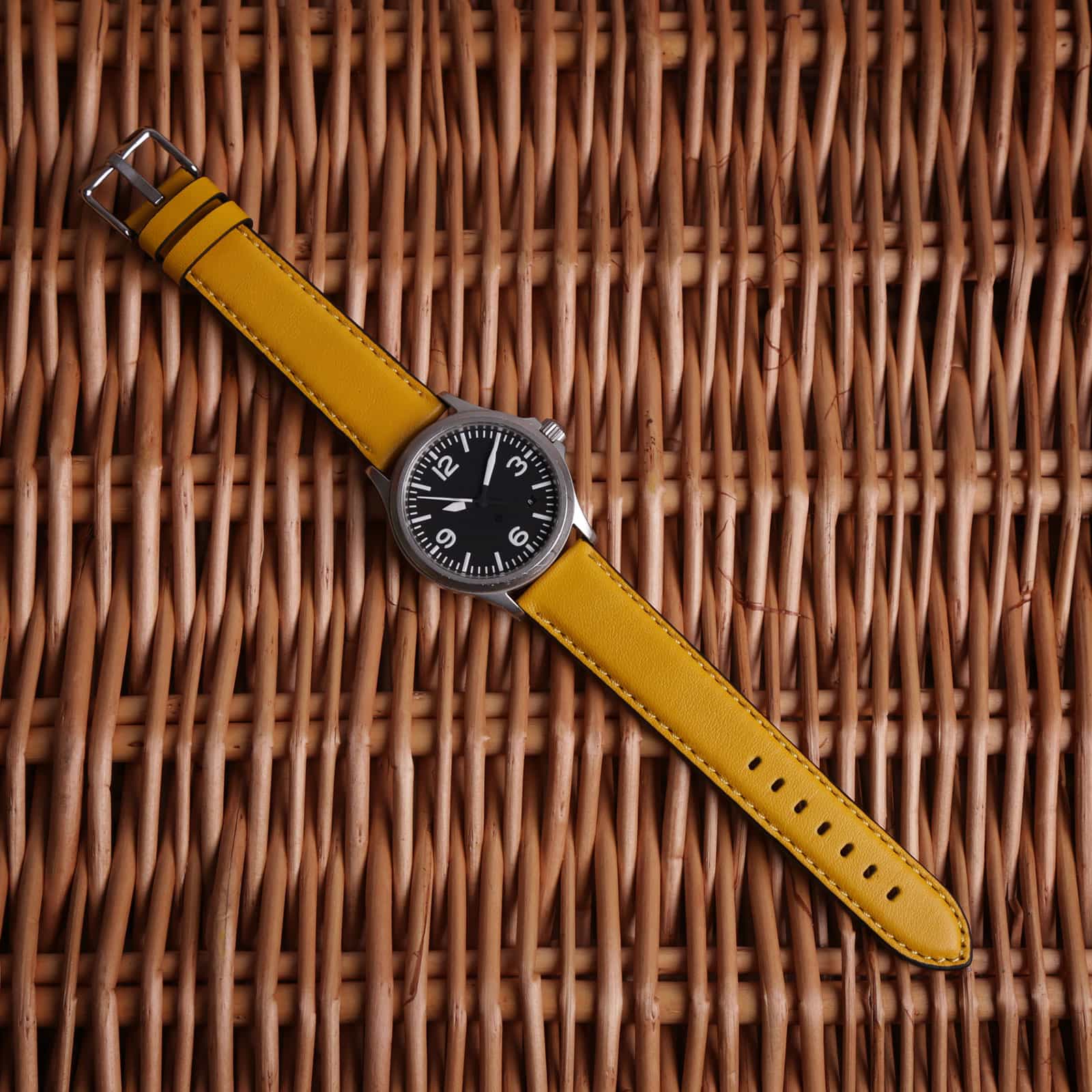Submerge Aqua Quick Release Yellow Watch Strap