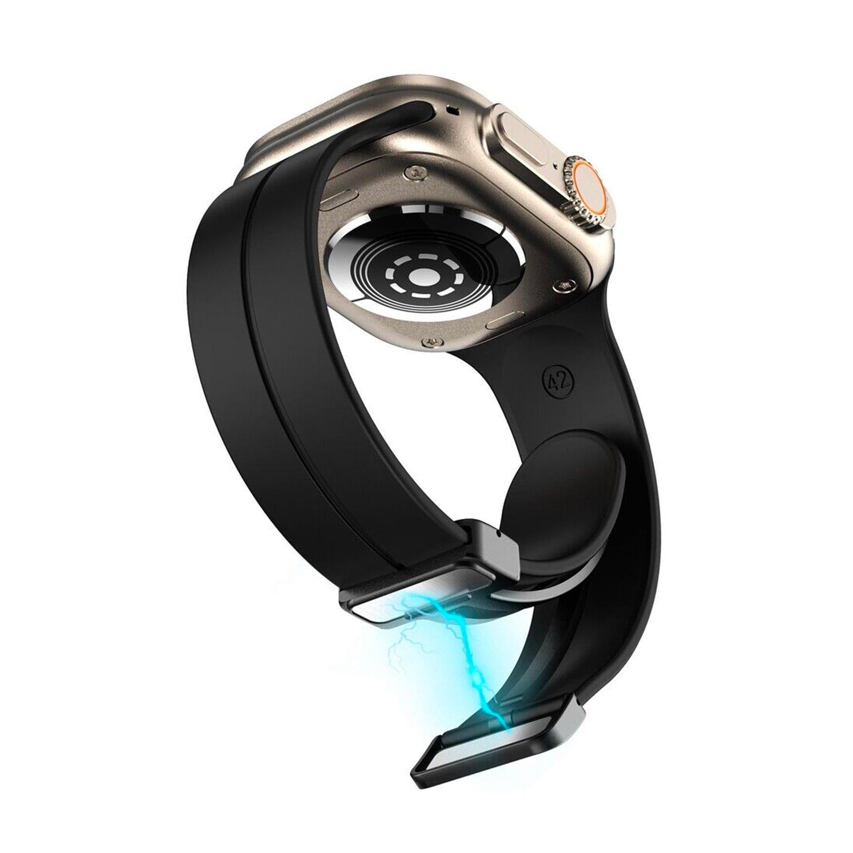 Kingston Black Watch Strap For Apple