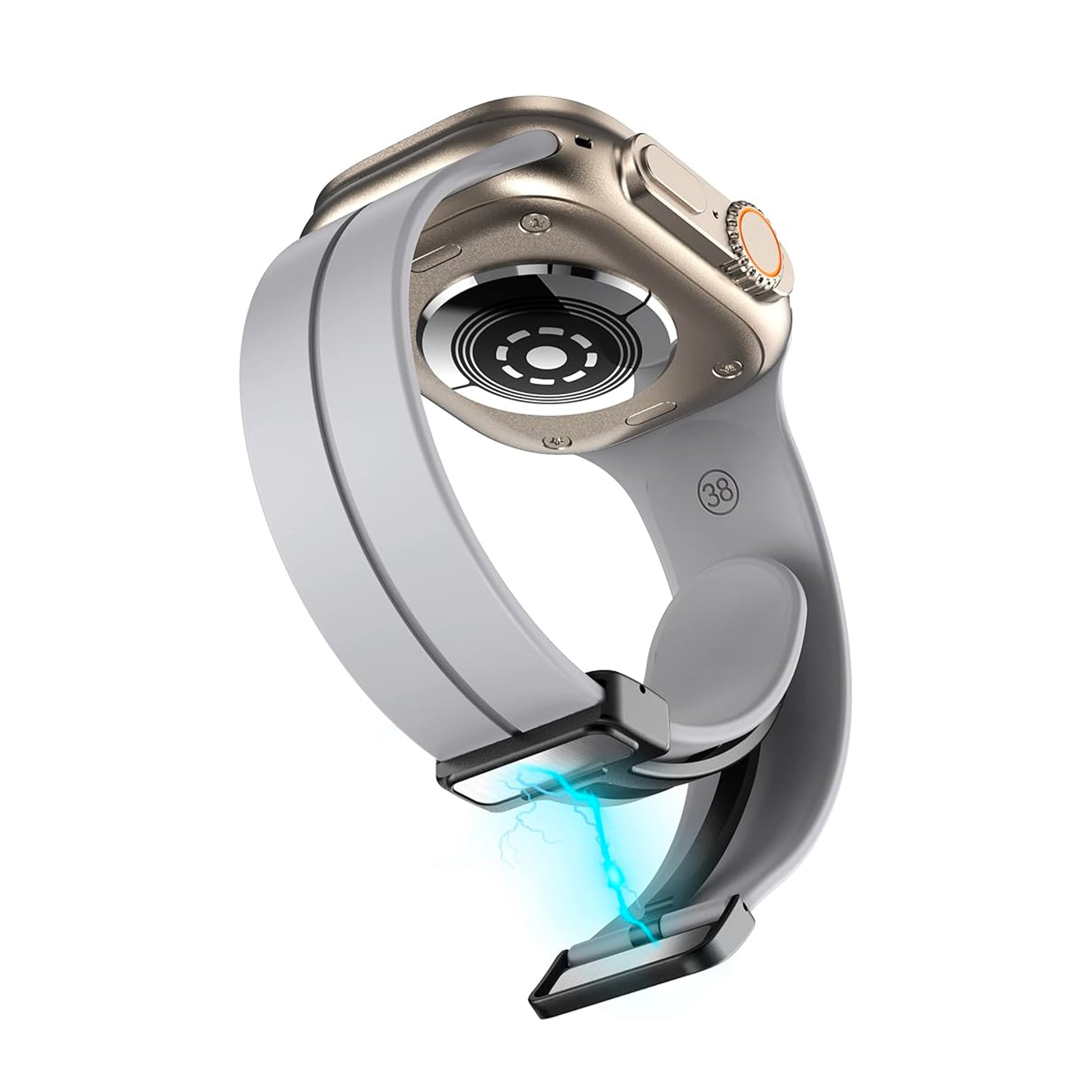 Kingston Grey Watch Strap For Apple