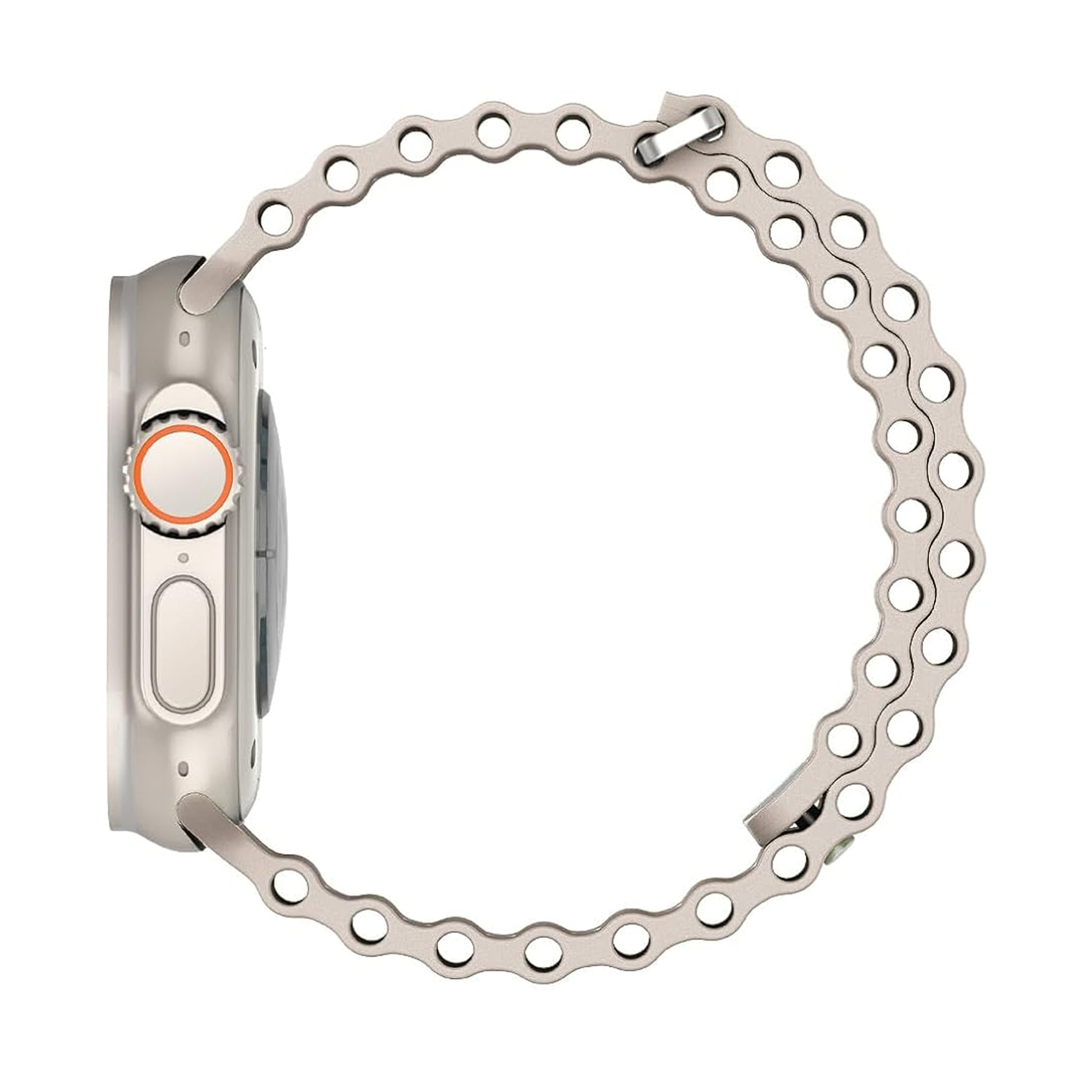 Oceanic Cream Watch Strap For Apple