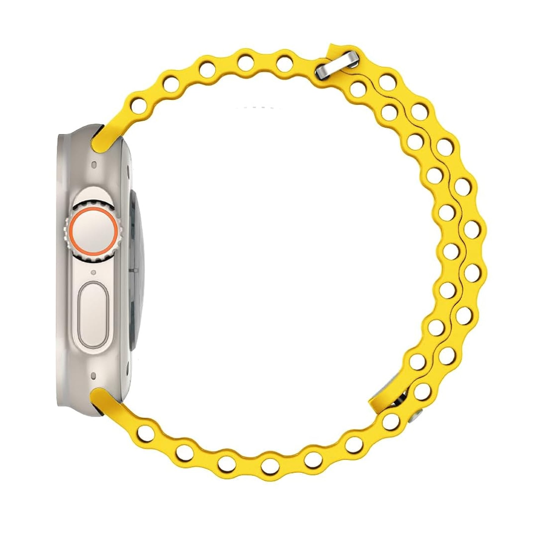 Oceanic Yellow Watch Strap For Apple