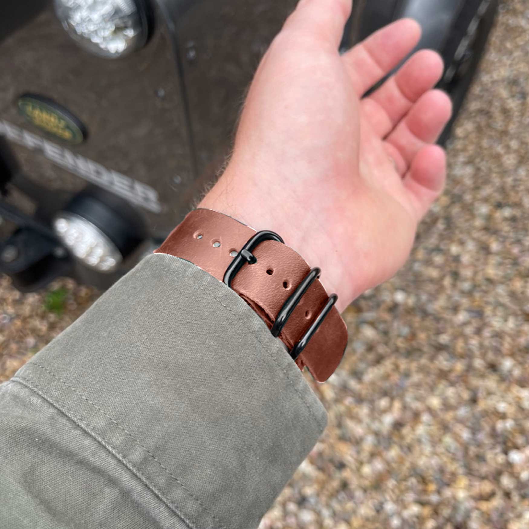 Hawkshead Brown Watch Strap For Apple