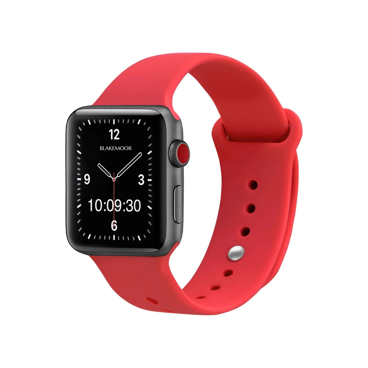 Sport Dark Red Watch Strap For Apple