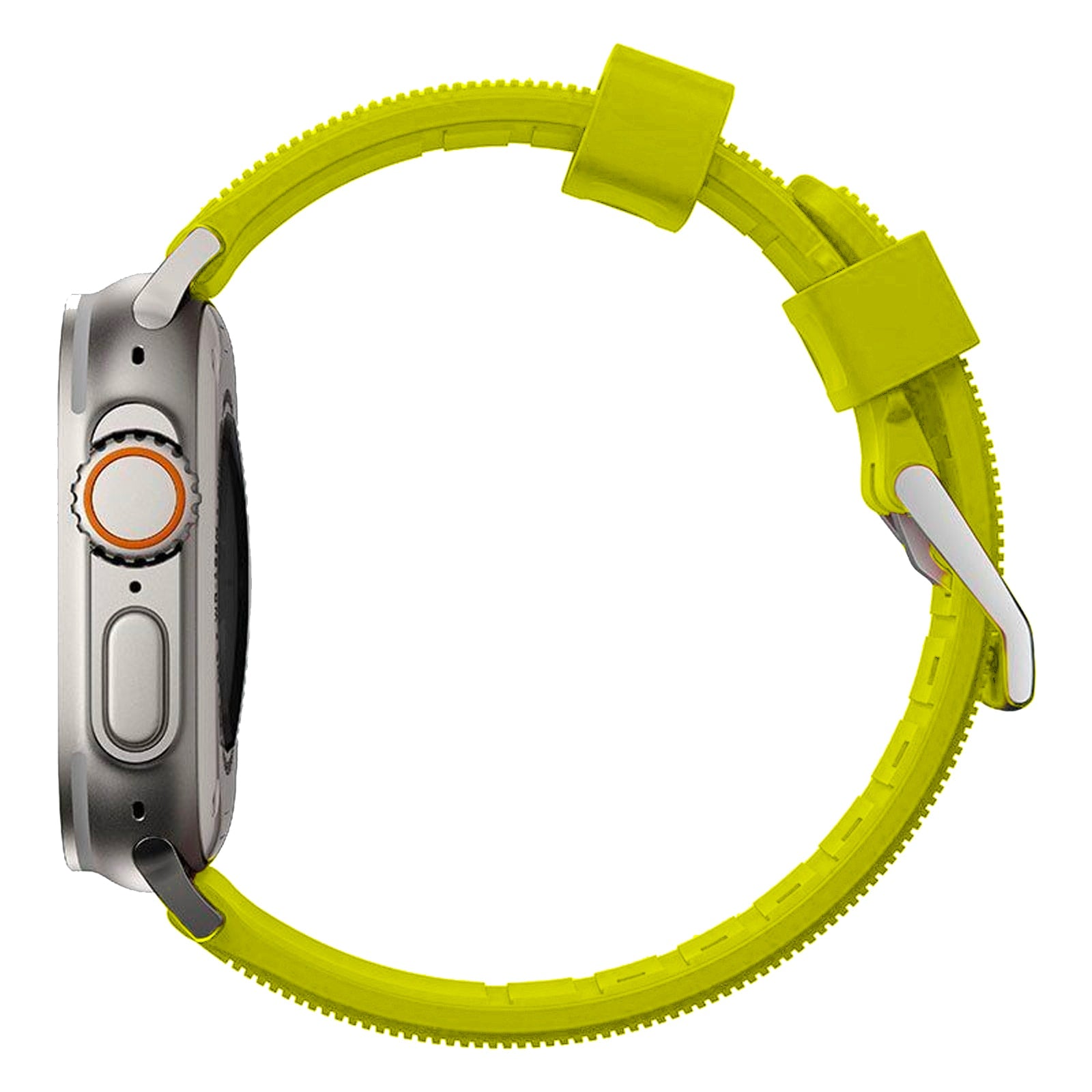 Studland Lime Green Watch Strap For Apple