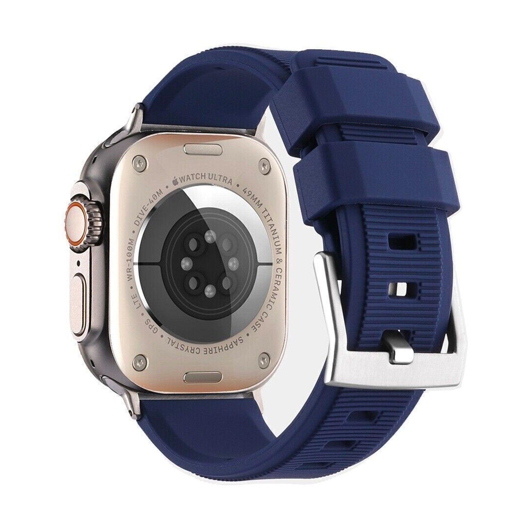 Studland Navy Watch Strap For Apple