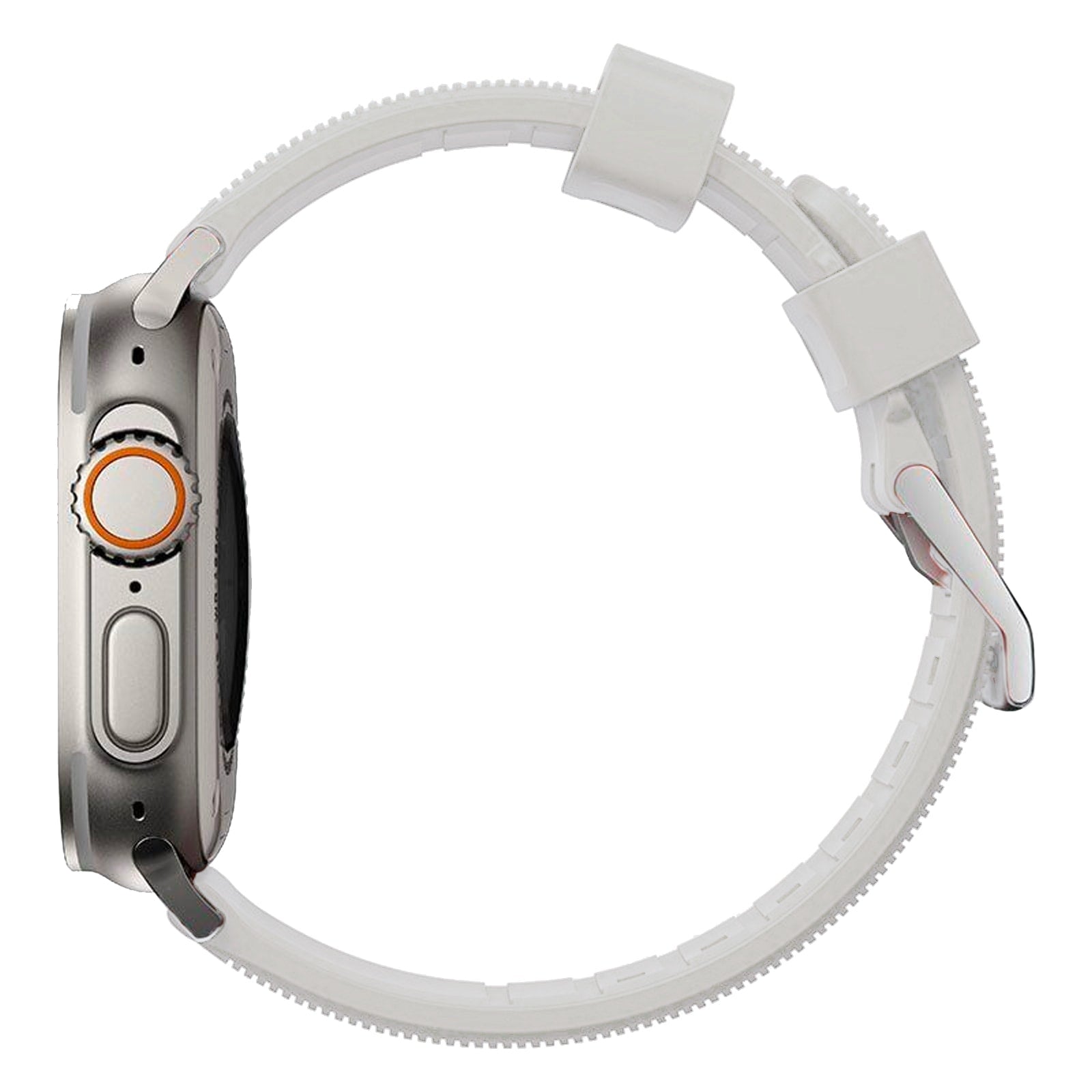 Studland White Watch Strap For Apple